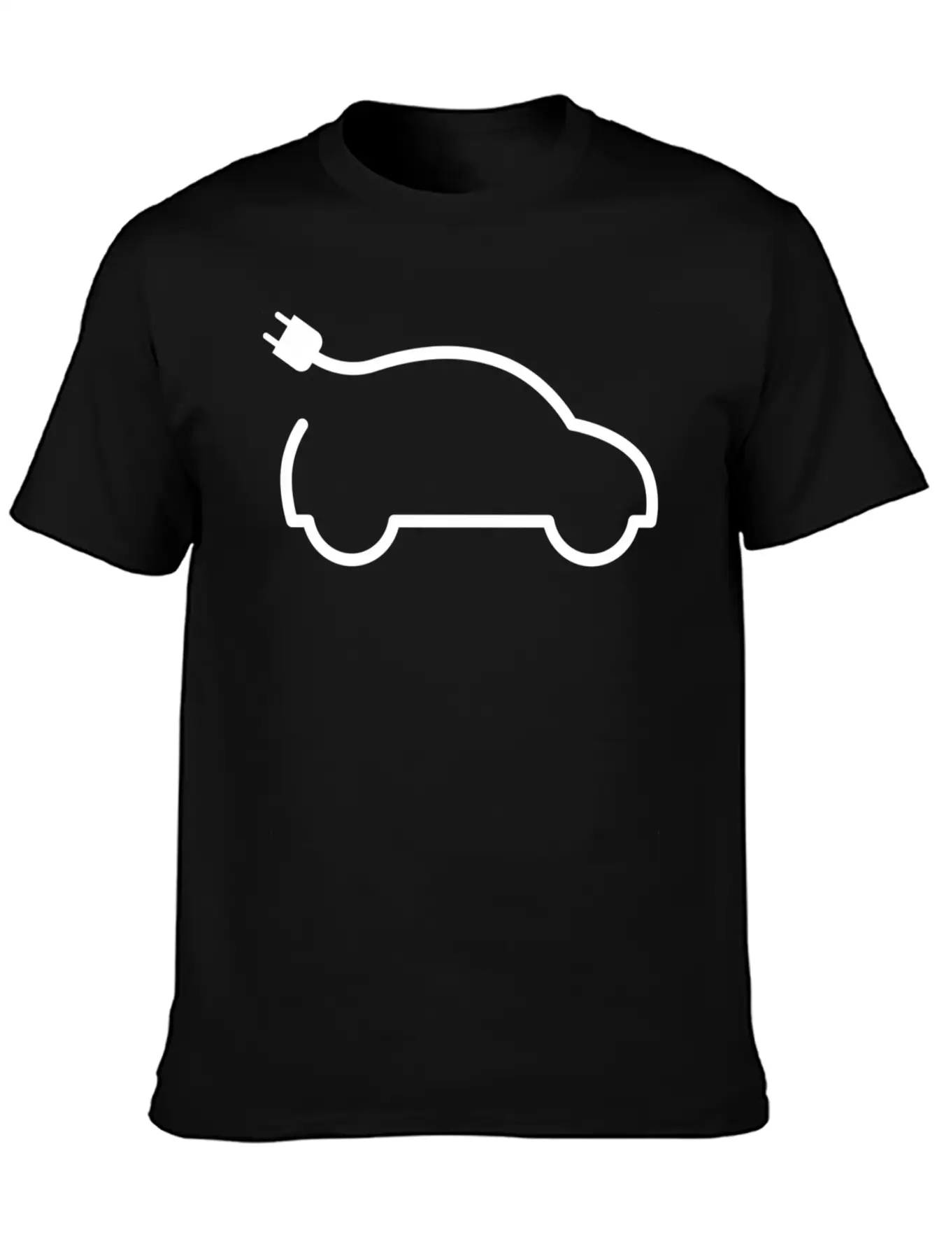 Minimalist Electric Car Timeless Short Sleeve Tee – Comfy And Minimalist Design