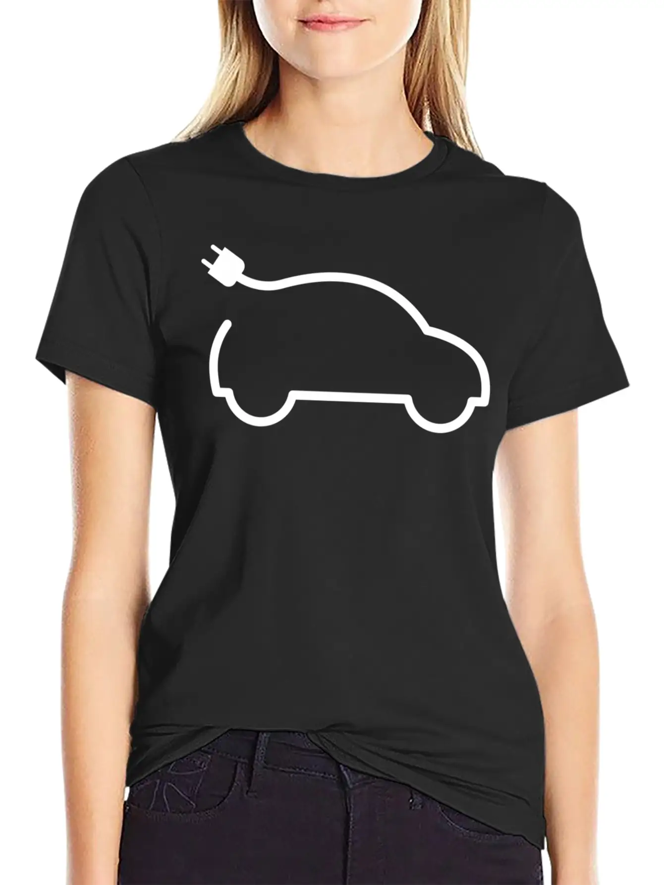 Minimalist Electric Car Timeless Short Sleeve Tee – Comfy And Minimalist Design