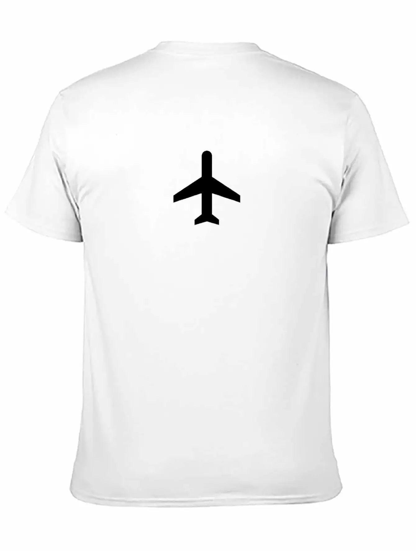 Minimalistic Airplane #minimalism Stylish Everyday T-Shirt – Unisex Basic Cotton Tee
