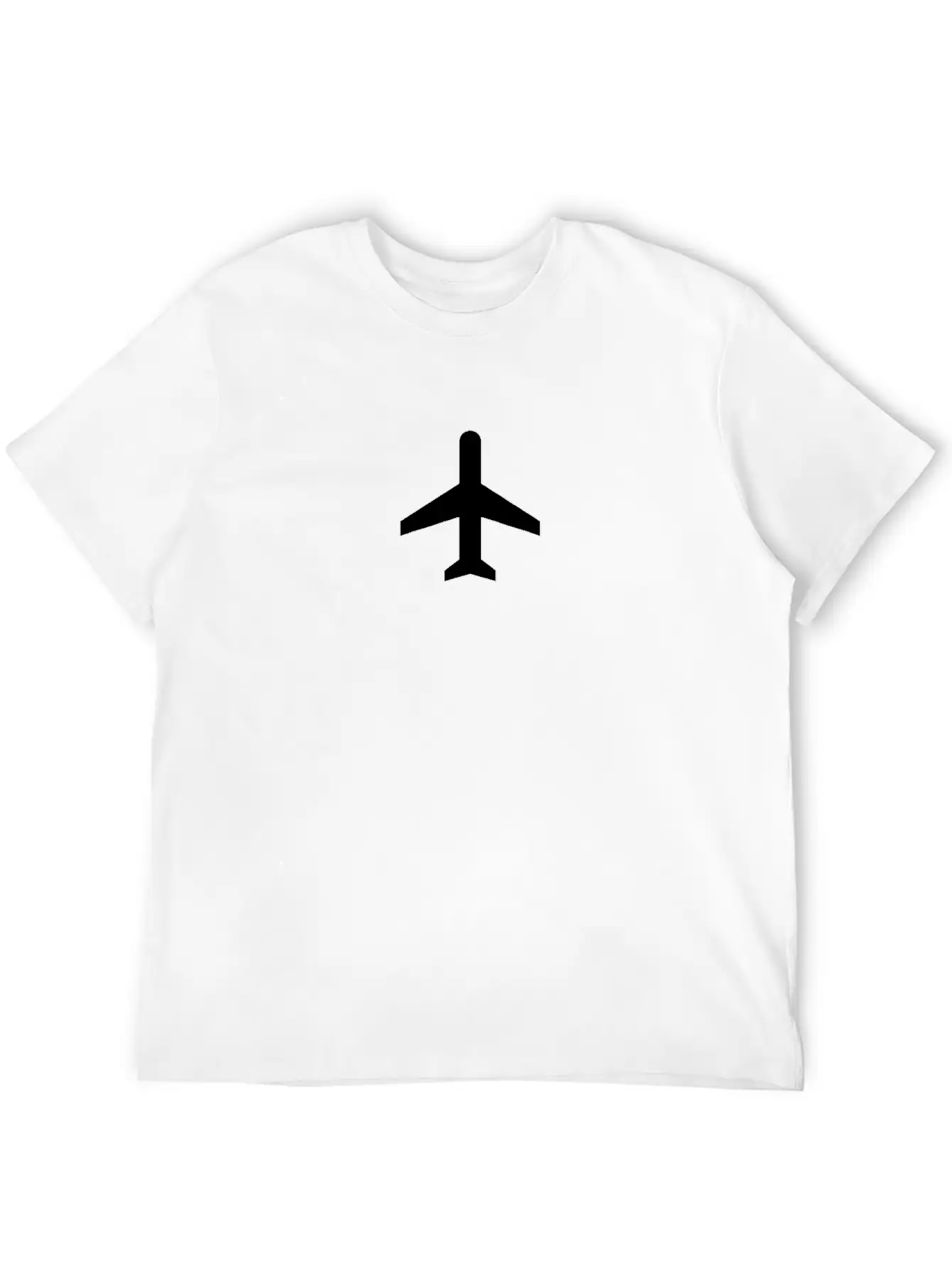 Minimalistic Airplane #minimalism Stylish Everyday T-Shirt – Unisex Basic Cotton Tee