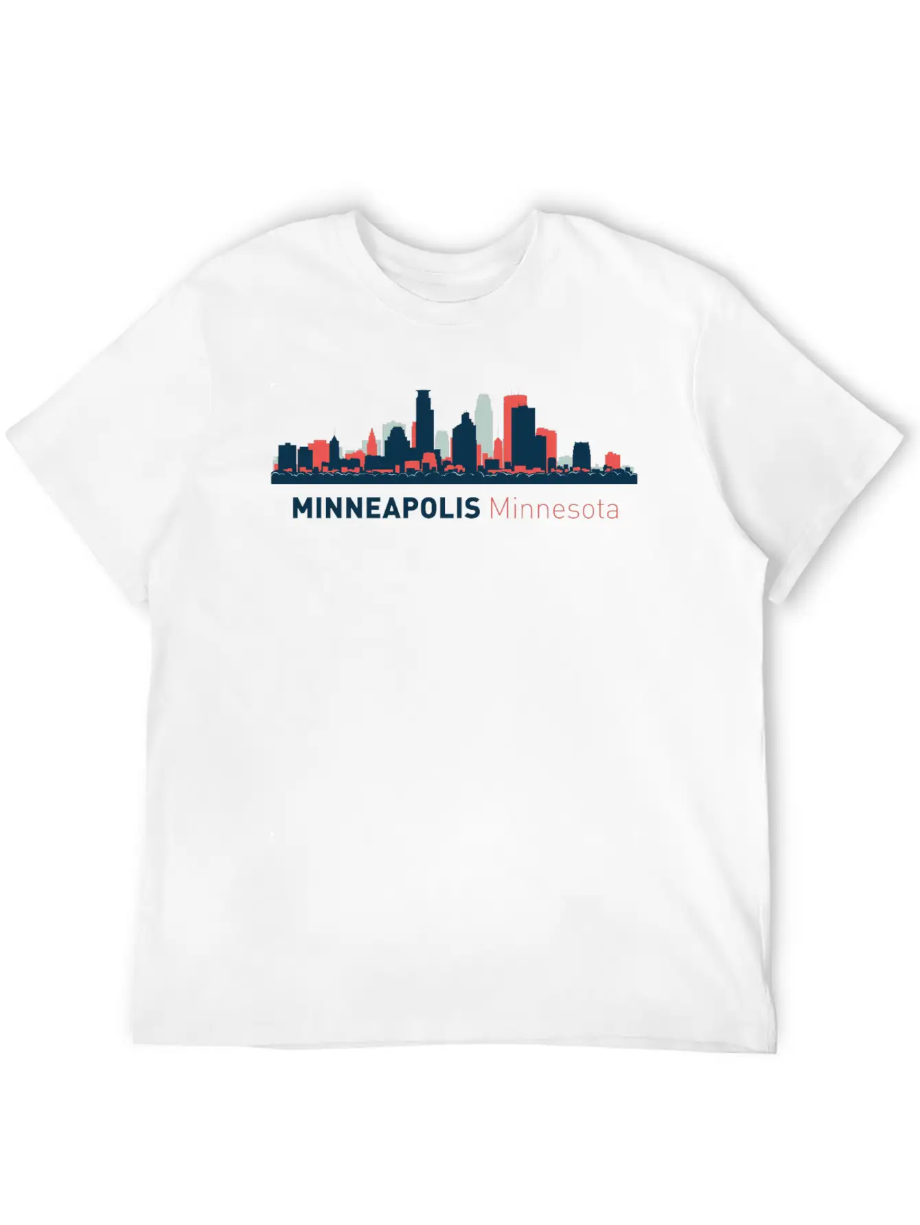 Minneapolis, Minnesota Comfortable Minimalist Graphic Tee – Summer Style Essential