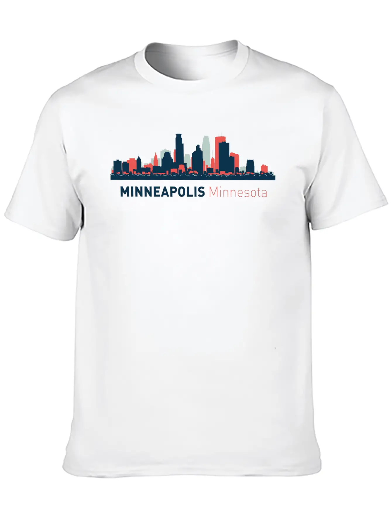 Minneapolis, Minnesota Comfortable Minimalist Graphic Tee – Summer Style Essential