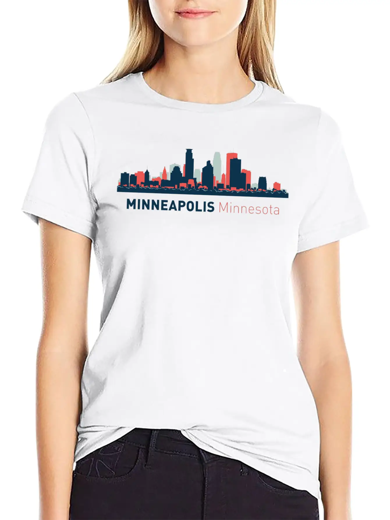 Minneapolis, Minnesota Comfortable Minimalist Graphic Tee – Summer Style Essential