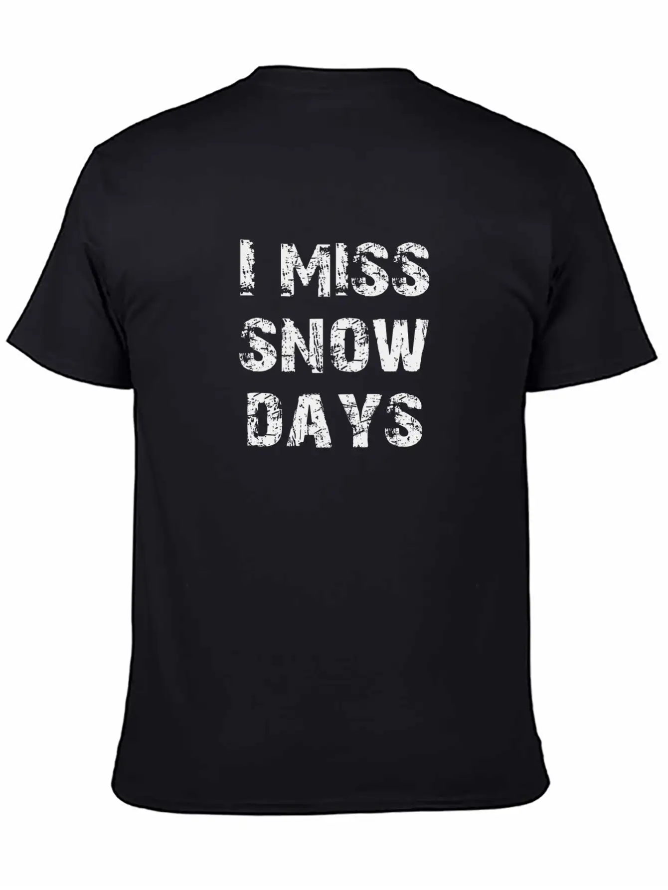 Miss Snow Days Unisex Short Sleeve Soft Cotton T-Shirt – Casual Everyday Wear