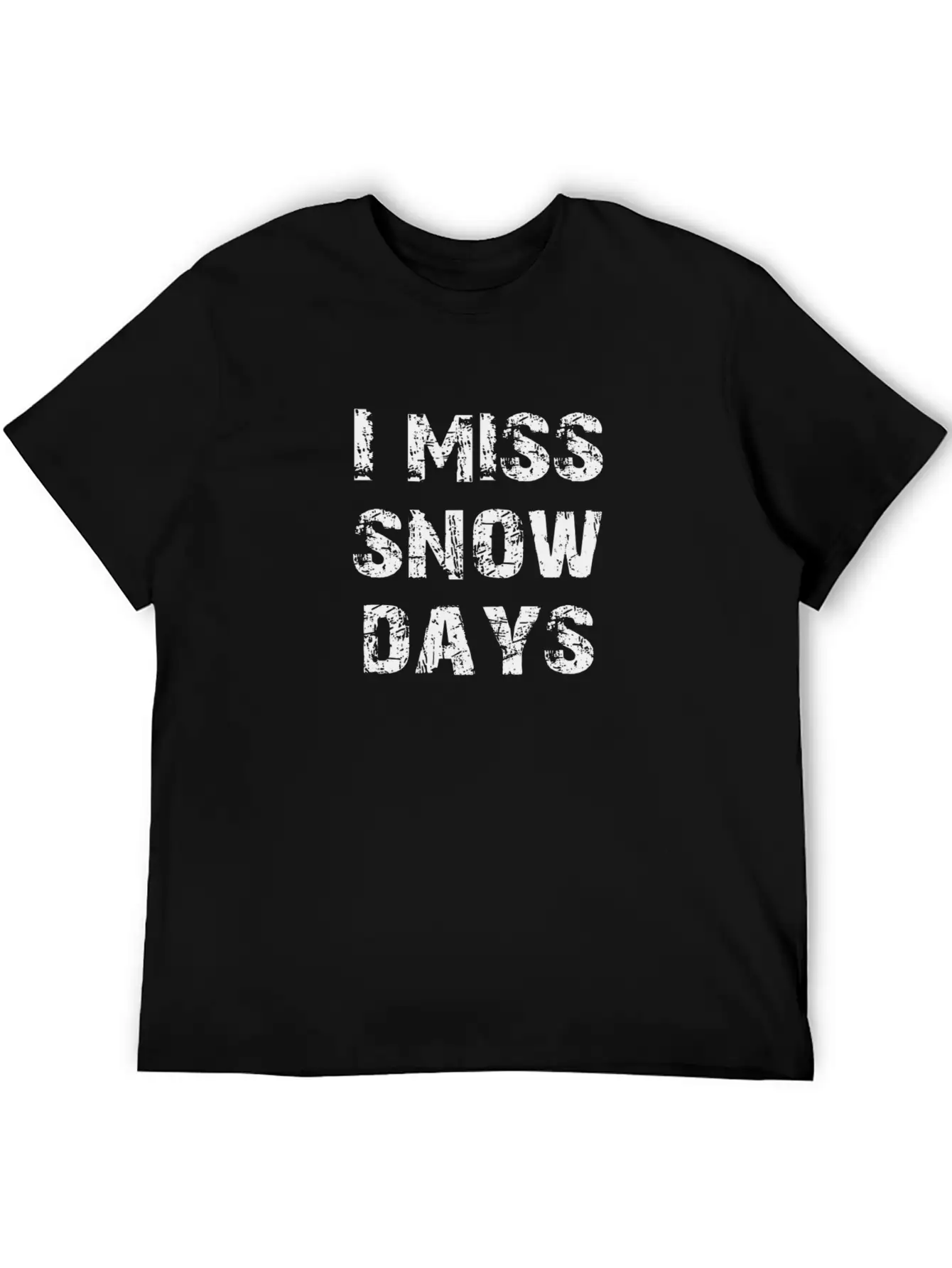 Miss Snow Days Unisex Short Sleeve Soft Cotton T-Shirt – Casual Everyday Wear