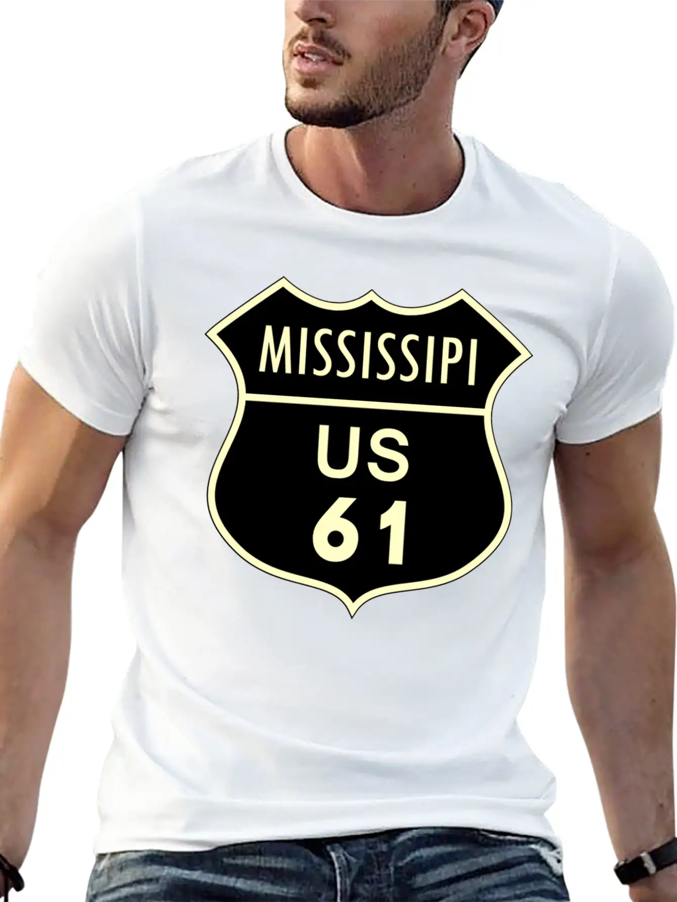 Mississippi Us 61 Timeless Short Sleeve Tee – Comfy And Minimalist Design