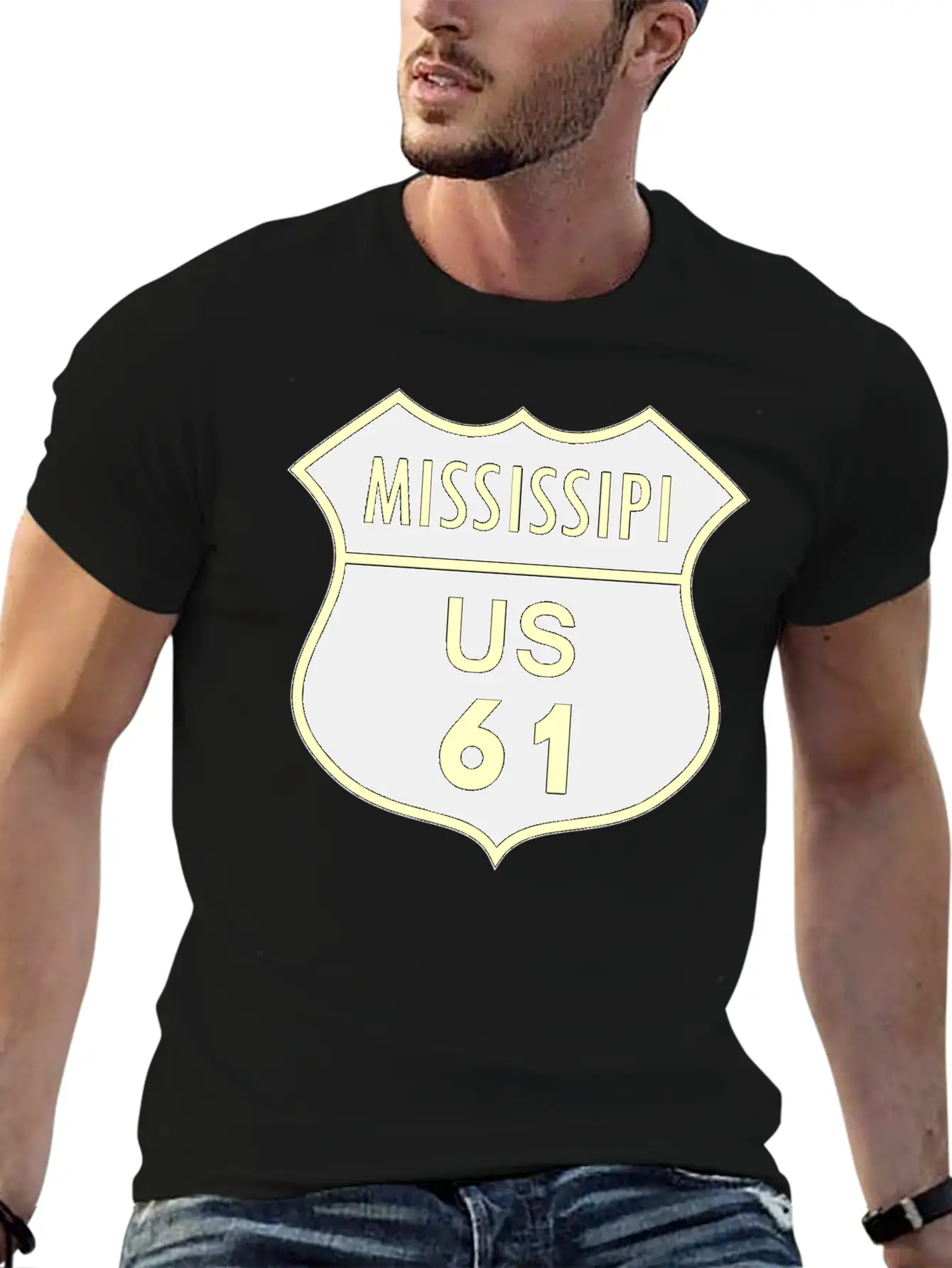 Mississippi Us 61 Timeless Short Sleeve Tee – Comfy And Minimalist Design