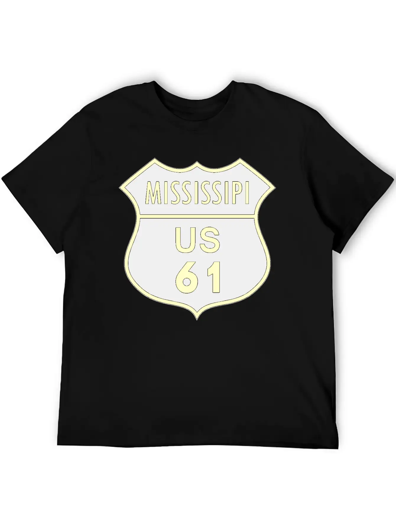 Mississippi Us 61 Timeless Short Sleeve Tee – Comfy And Minimalist Design