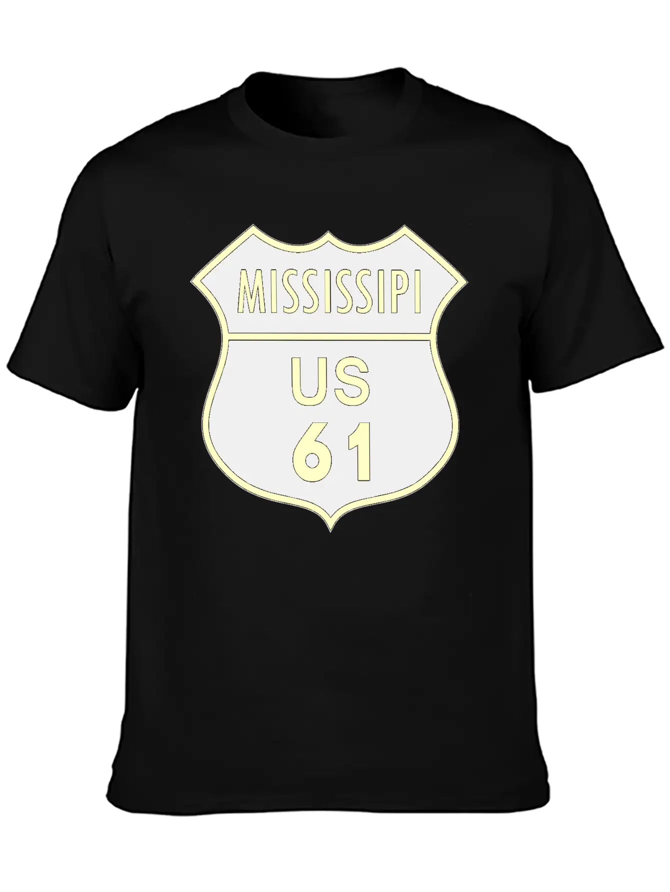 Mississippi Us 61 Timeless Short Sleeve Tee – Comfy And Minimalist Design