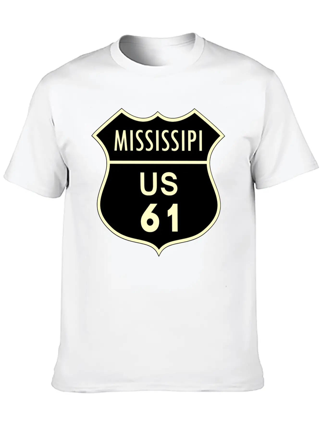 Mississippi Us 61 Timeless Short Sleeve Tee – Comfy And Minimalist Design