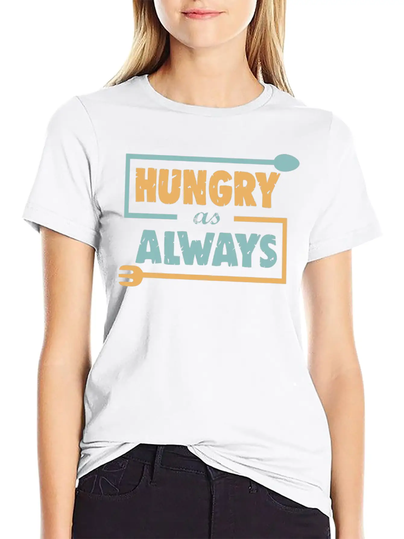 MJR 09 B Hunger Stylish Everyday T-Shirt – Unisex Basic Cotton Tee