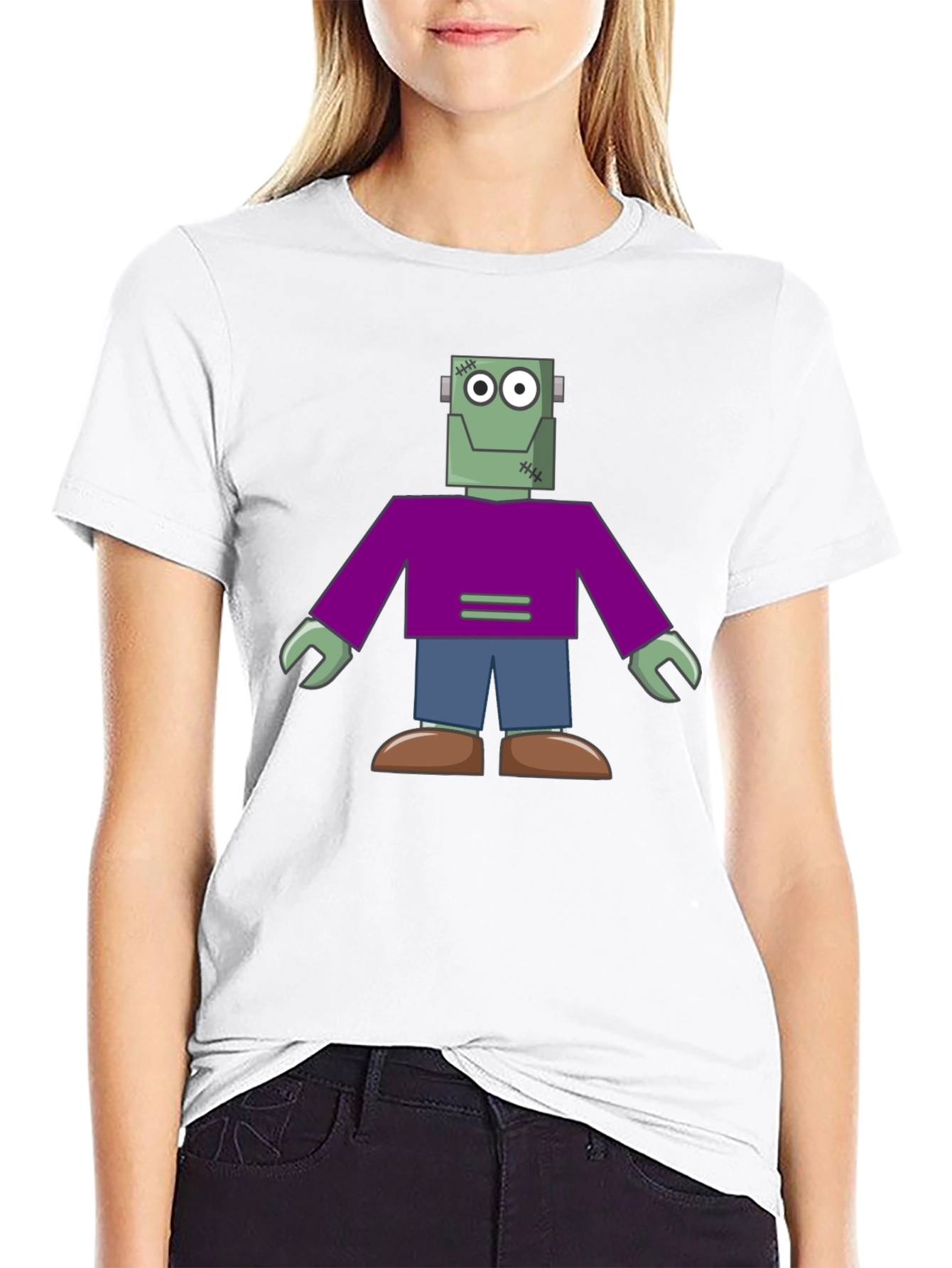 Frankenstein Graphic Tee - Halloween Novelty Shirt