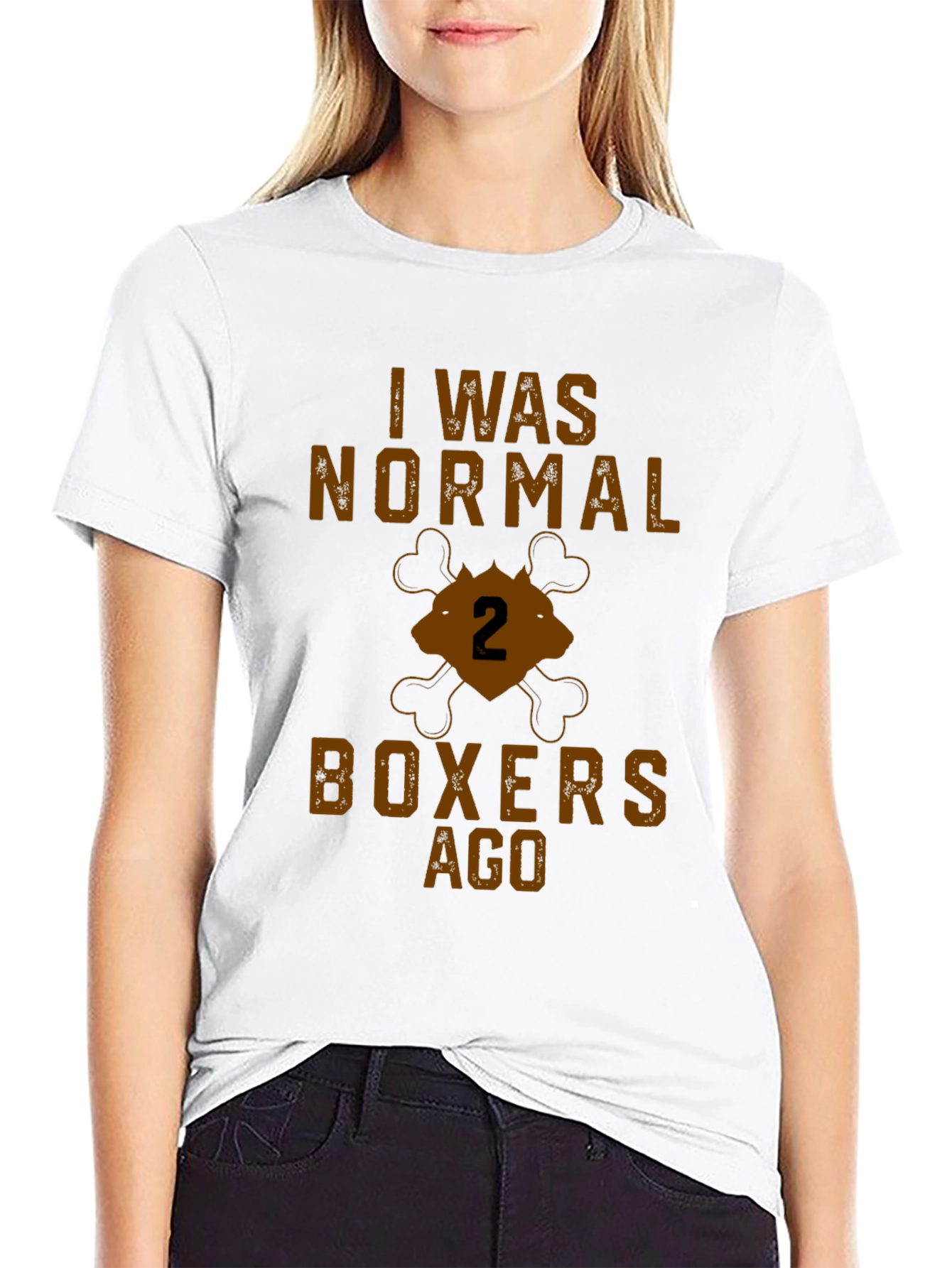 I Was Normal 2 Boxers Ago Funny T-Shirt