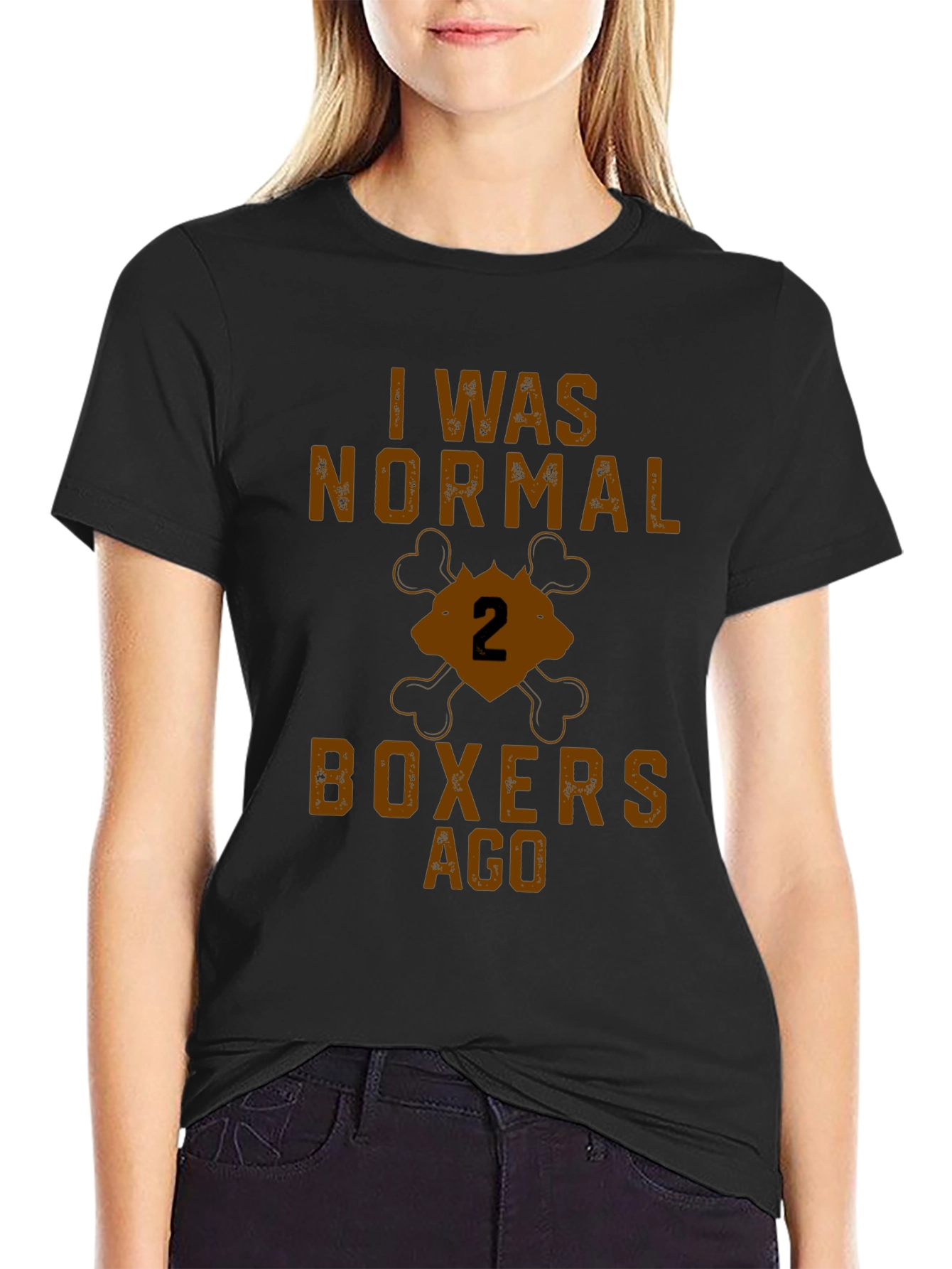 I Was Normal 2 Boxers Ago Funny T-Shirt
