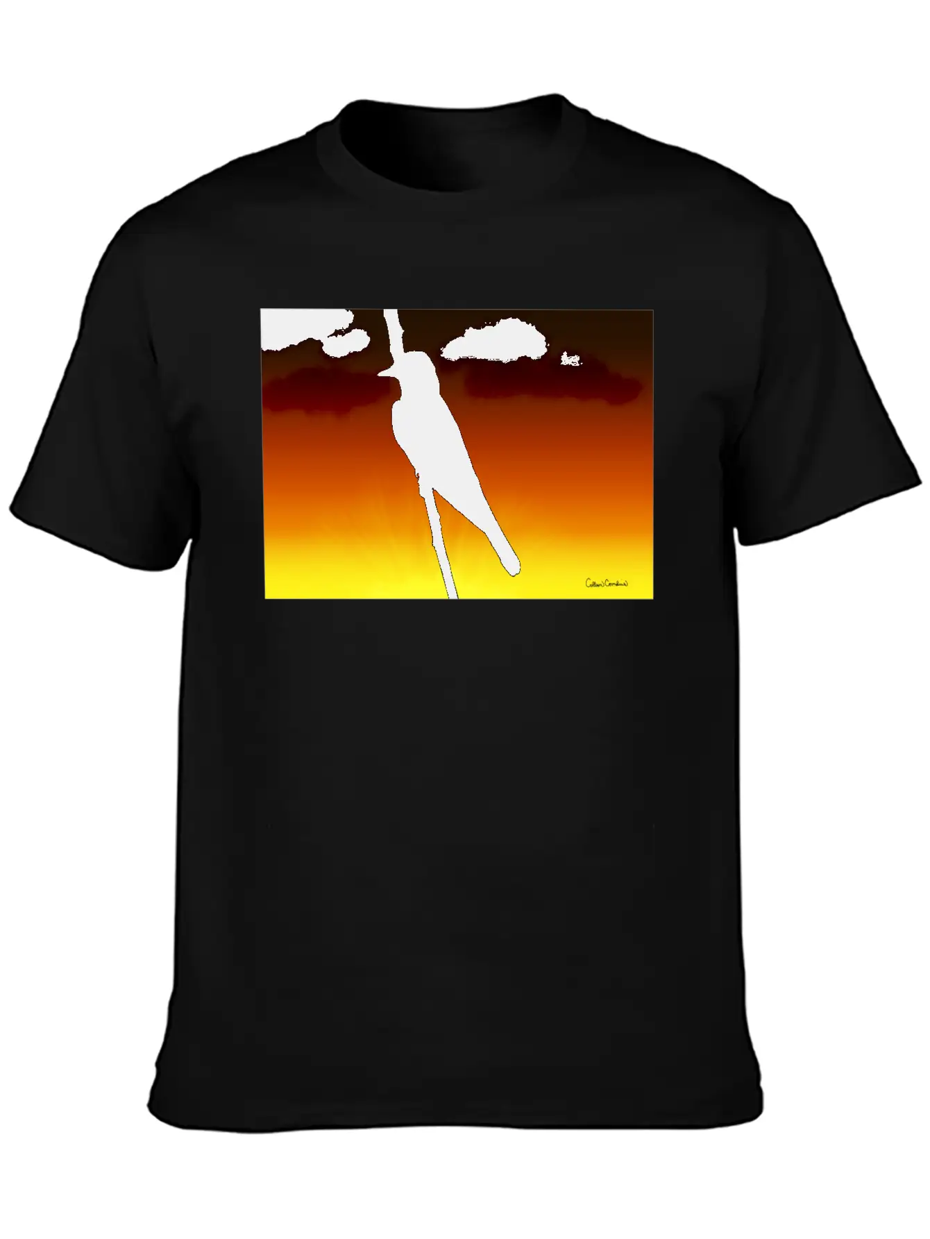 Mockingbird Silhouette Unisex Short Sleeve Soft Cotton T-Shirt – Casual Everyday Wear