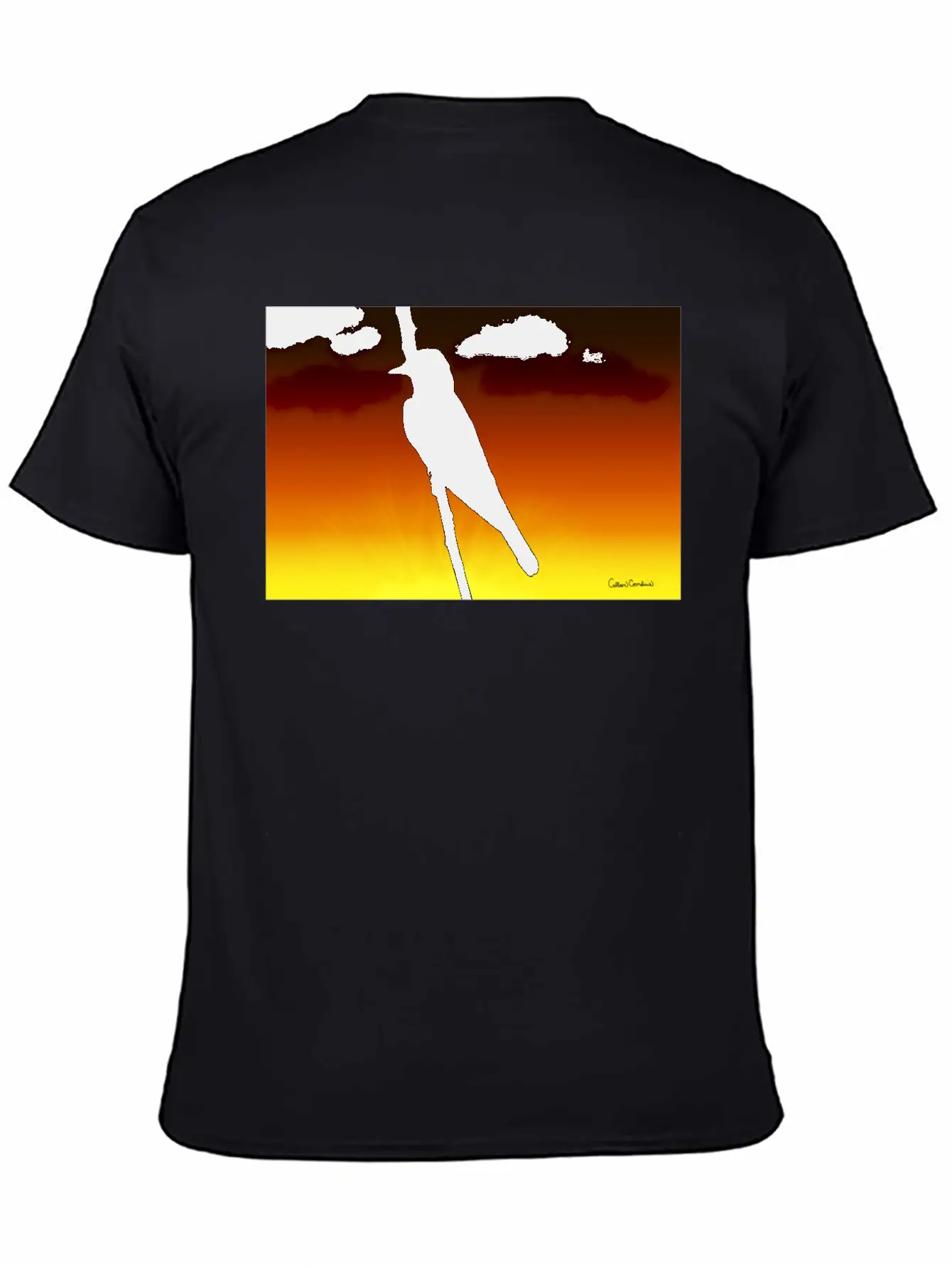 Mockingbird Silhouette Unisex Short Sleeve Soft Cotton T-Shirt – Casual Everyday Wear