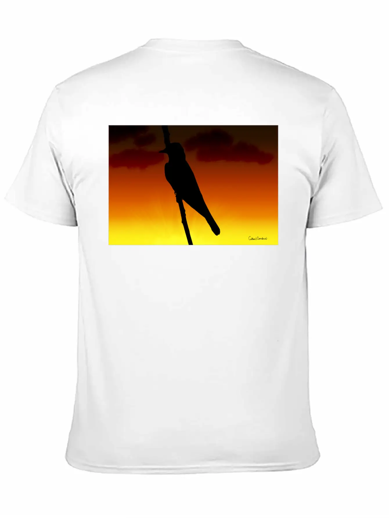 Mockingbird Silhouette Unisex Short Sleeve Soft Cotton T-Shirt – Casual Everyday Wear
