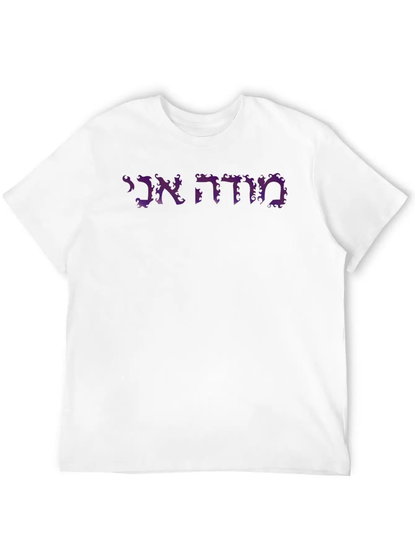Mode Ani Violet Essential Unisex Summer Tee – Soft Cotton Casual Fit