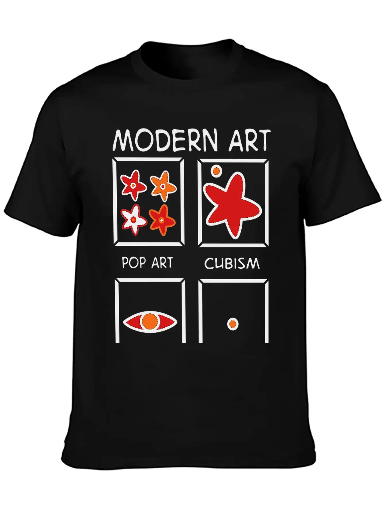 Modern Art Basic Graphic T-Shirt – Daily Comfort In Soft Cotton