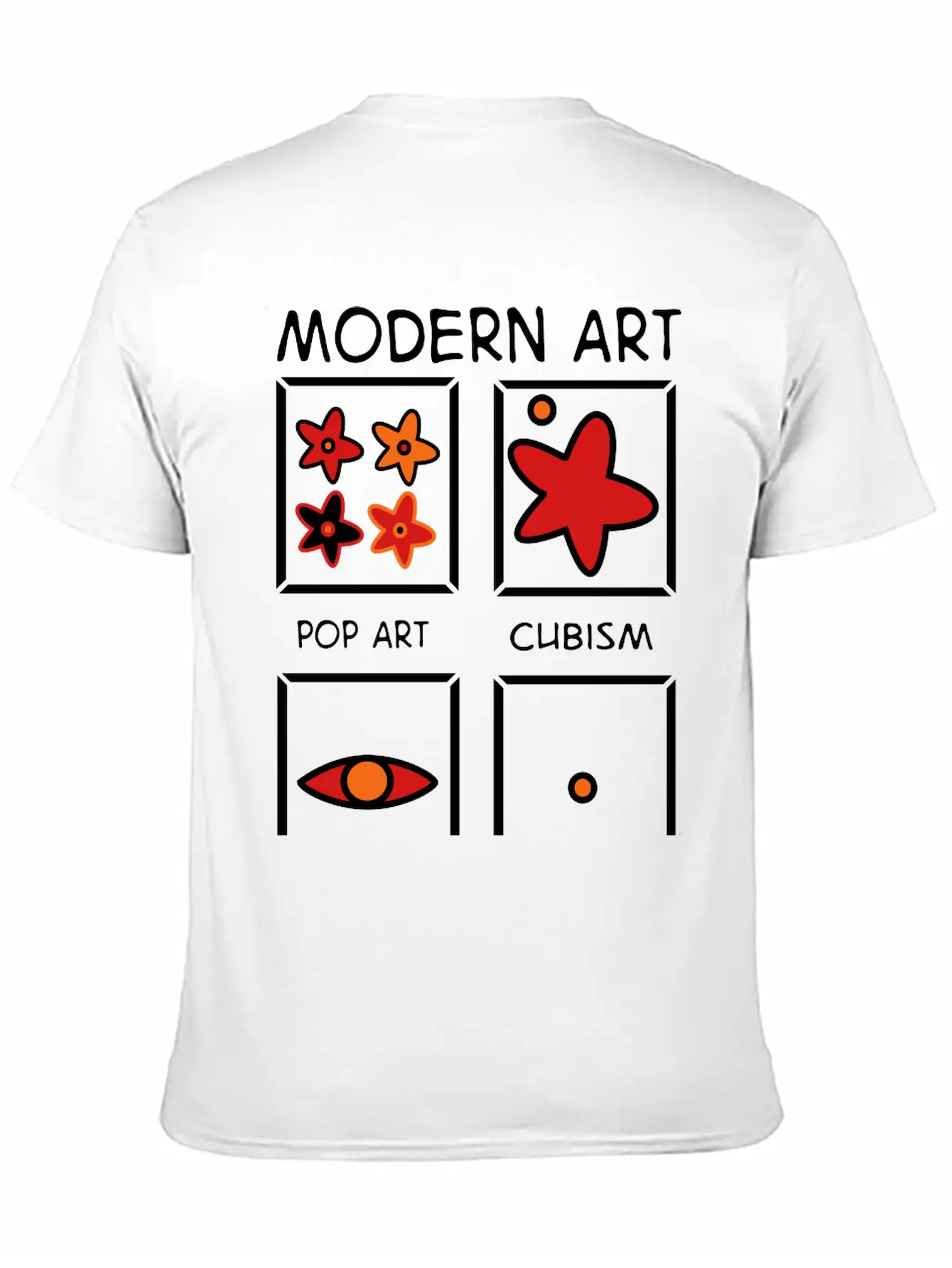 Modern Art Basic Graphic T-Shirt – Daily Comfort In Soft Cotton