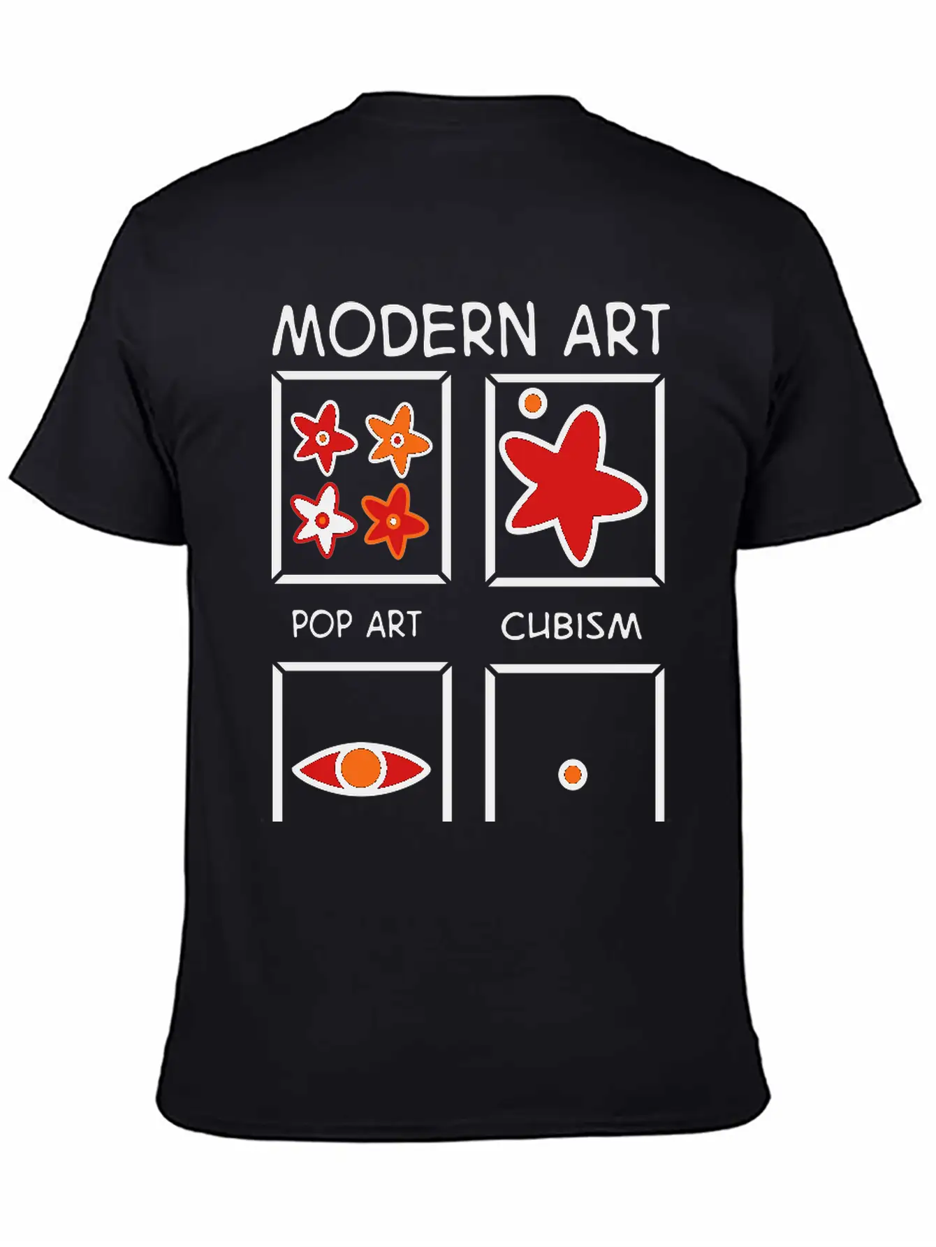 Modern Art Basic Graphic T-Shirt – Daily Comfort In Soft Cotton