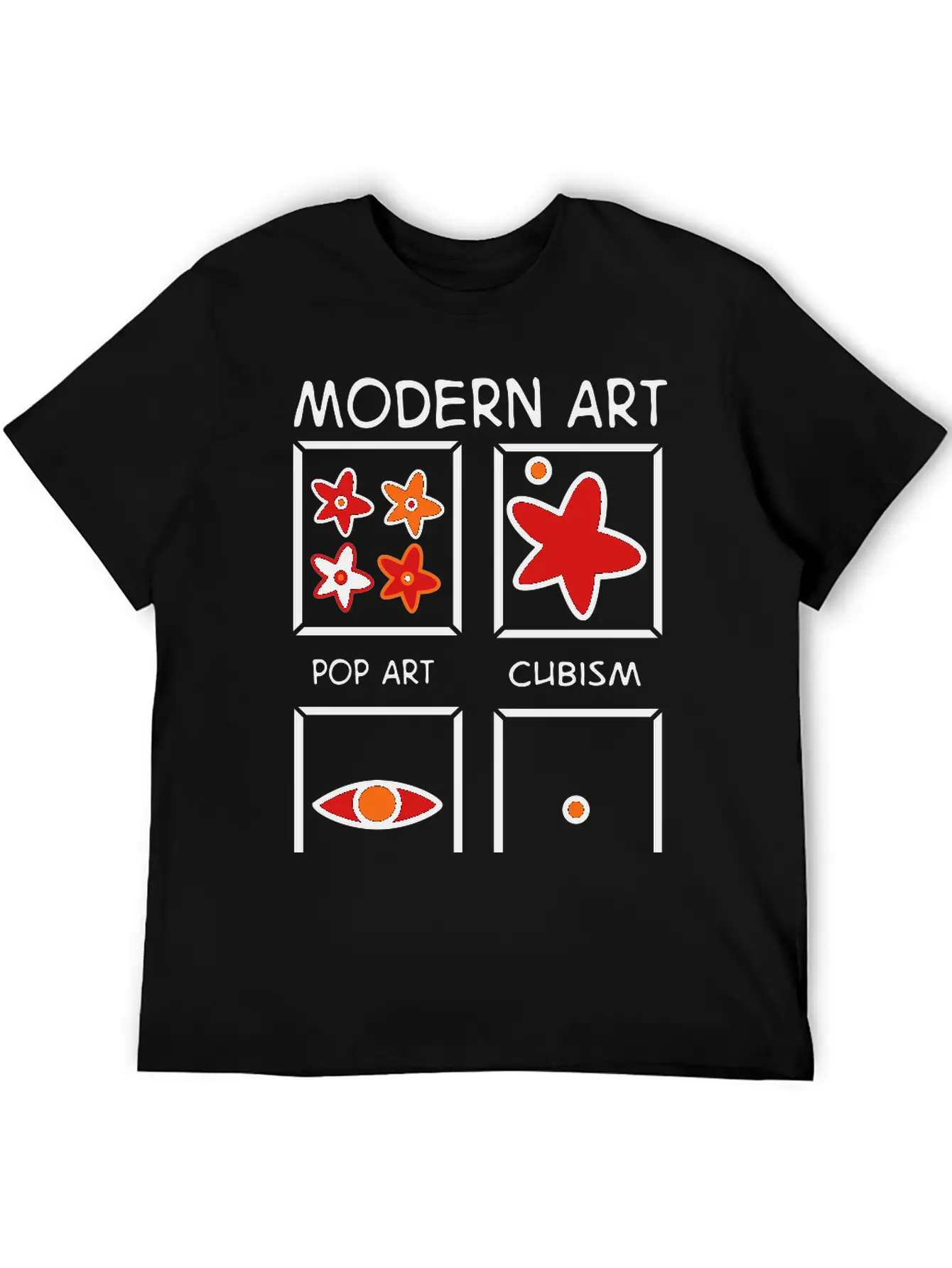 Modern Art Basic Graphic T-Shirt – Daily Comfort In Soft Cotton