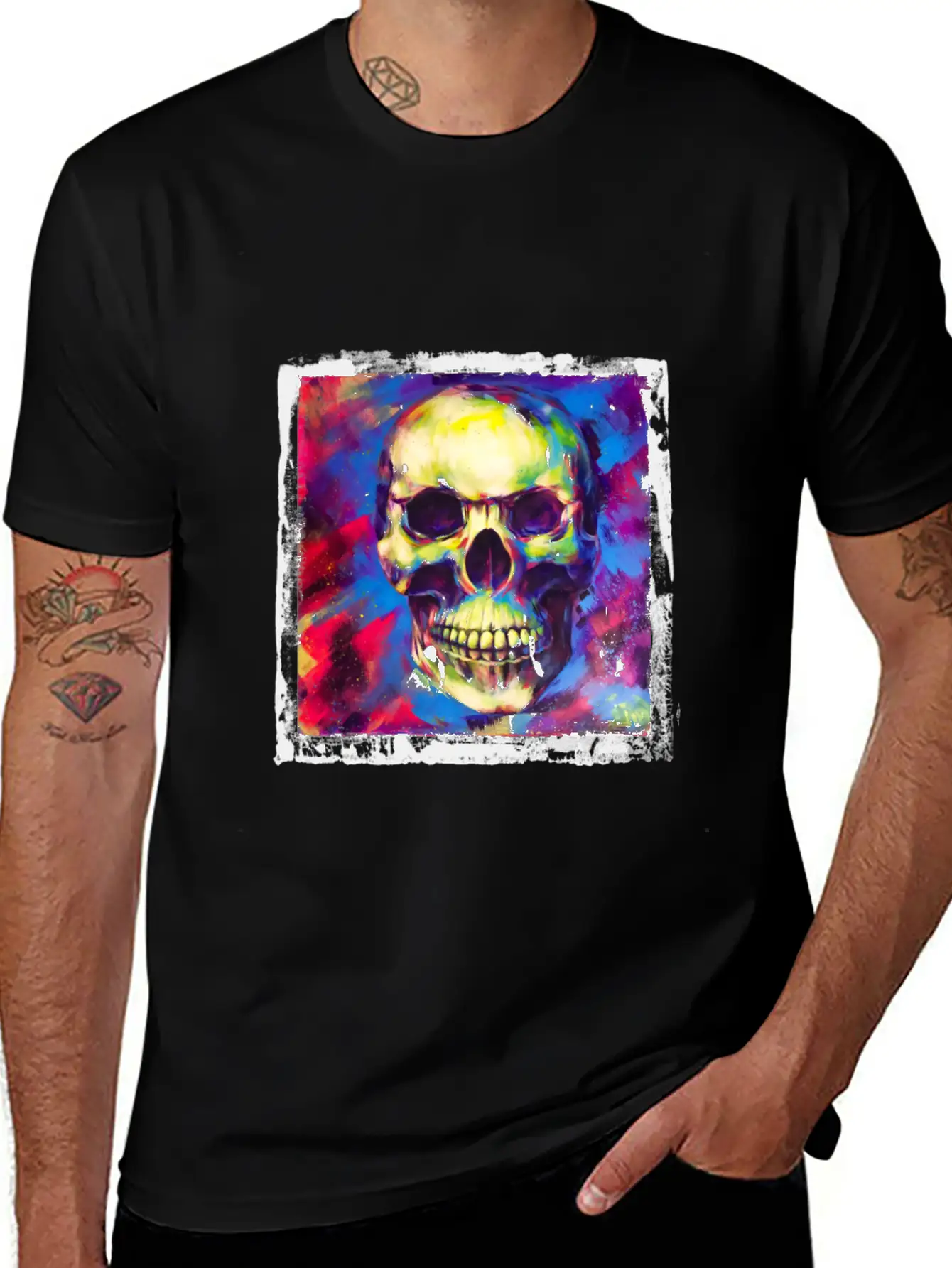 Modern Art Stylish Everyday T-Shirt – Unisex Basic Cotton Tee