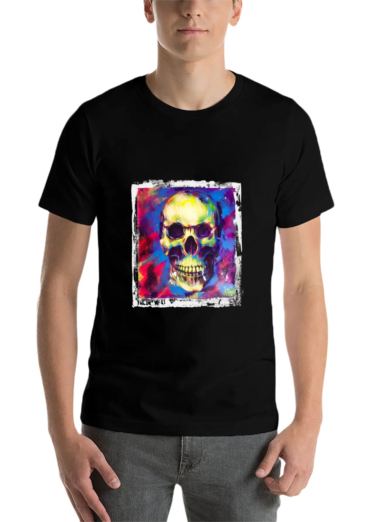 Modern Art Stylish Everyday T-Shirt – Unisex Basic Cotton Tee