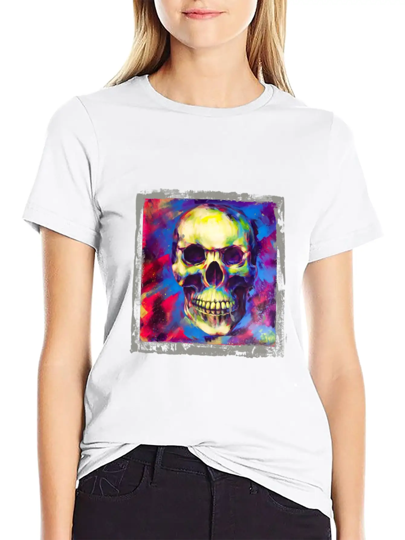 Modern Art Stylish Everyday T-Shirt – Unisex Basic Cotton Tee