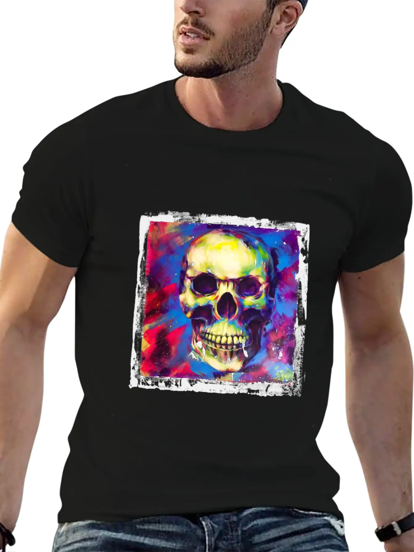 Modern Art Stylish Everyday T-Shirt – Unisex Basic Cotton Tee