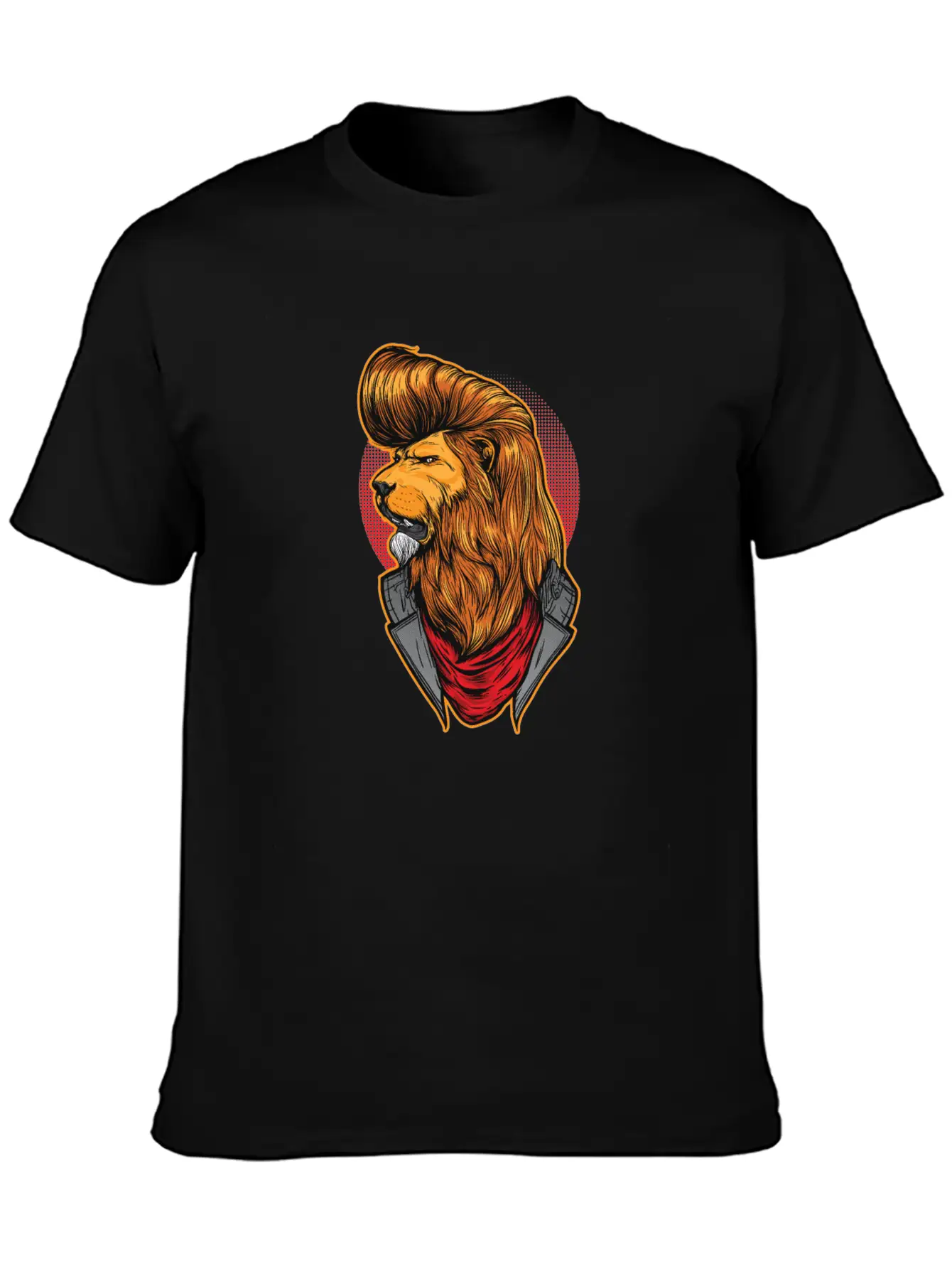 Modern Lion Unisex Short Sleeve Soft Cotton T-Shirt – Casual Everyday Wear