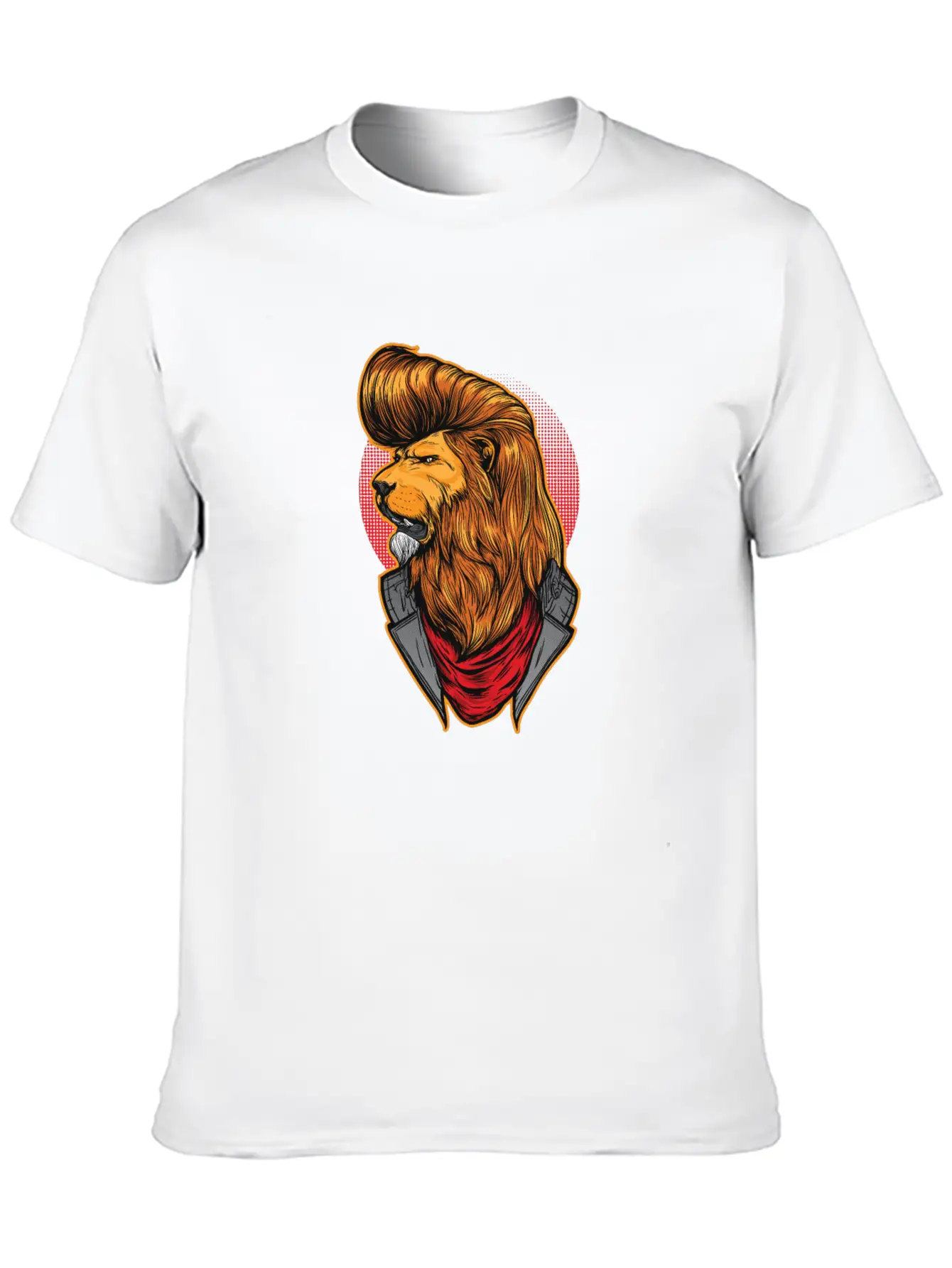 Modern Lion Unisex Short Sleeve Soft Cotton T-Shirt – Casual Everyday Wear
