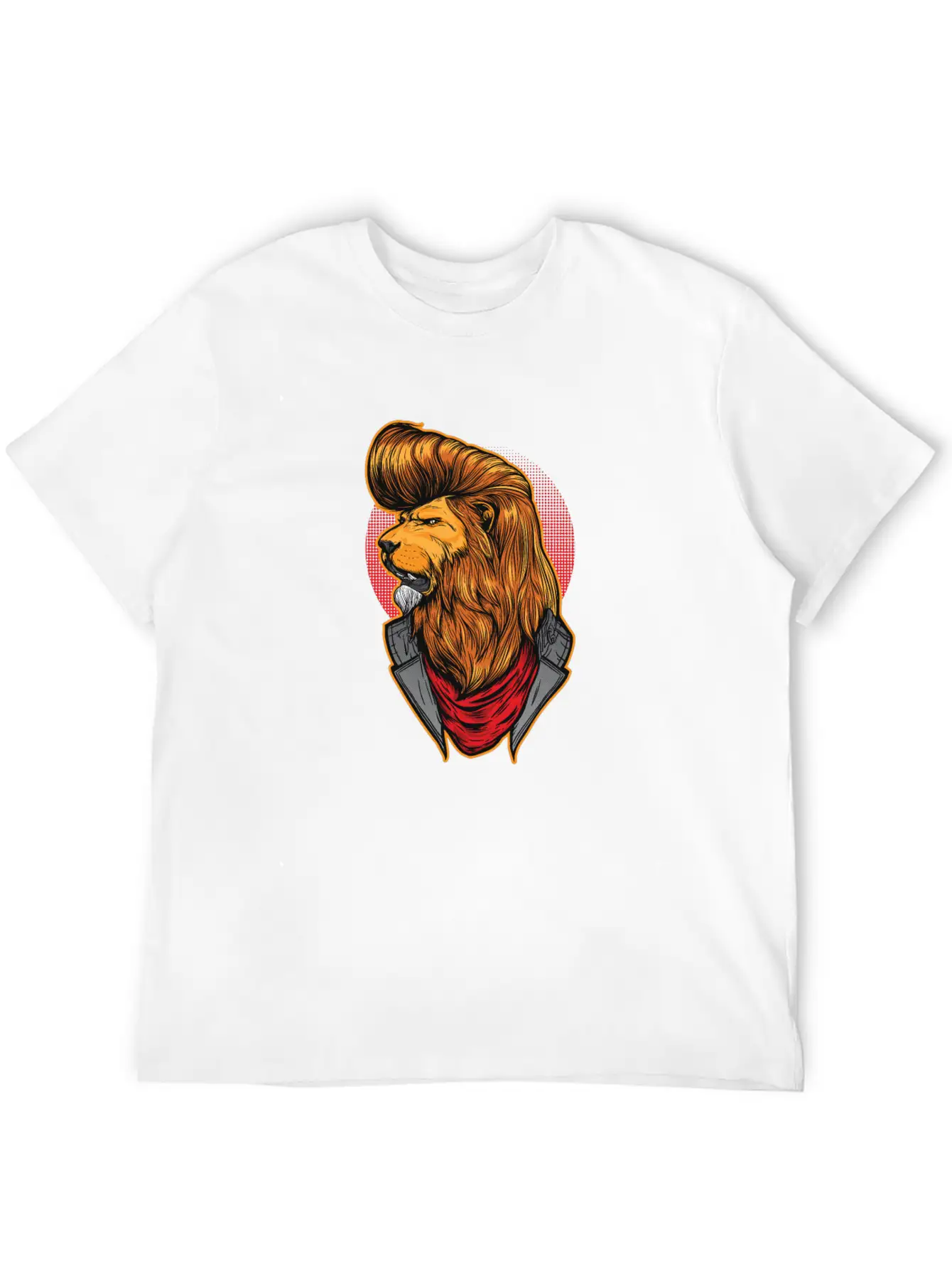 Modern Lion Unisex Short Sleeve Soft Cotton T-Shirt – Casual Everyday Wear