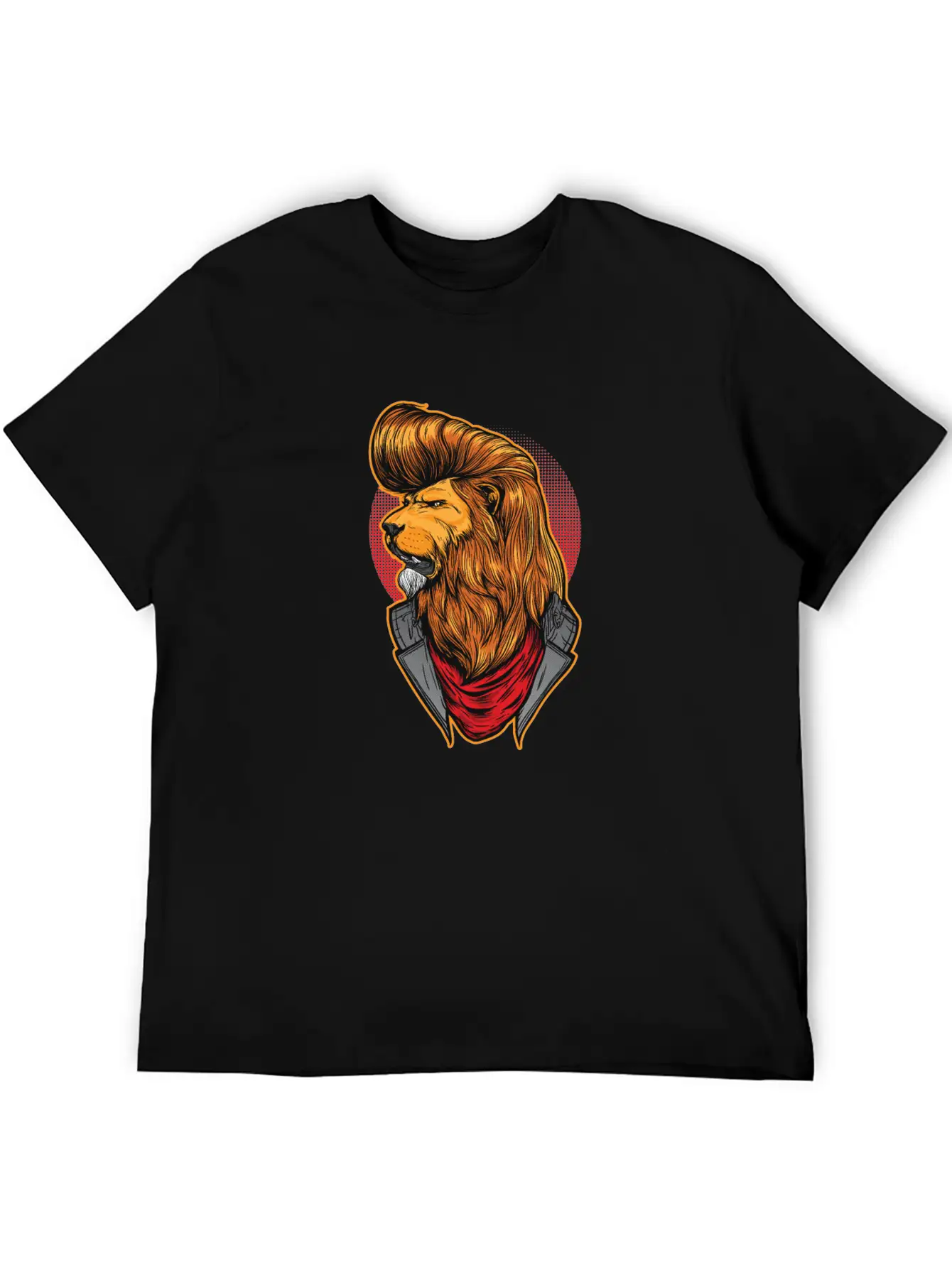 Modern Lion Unisex Short Sleeve Soft Cotton T-Shirt – Casual Everyday Wear