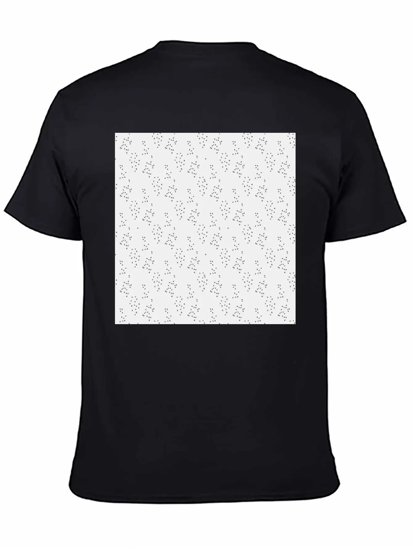 Modern Minimal Black Pattern Basic Graphic T-Shirt – Daily Comfort In Soft Cotton