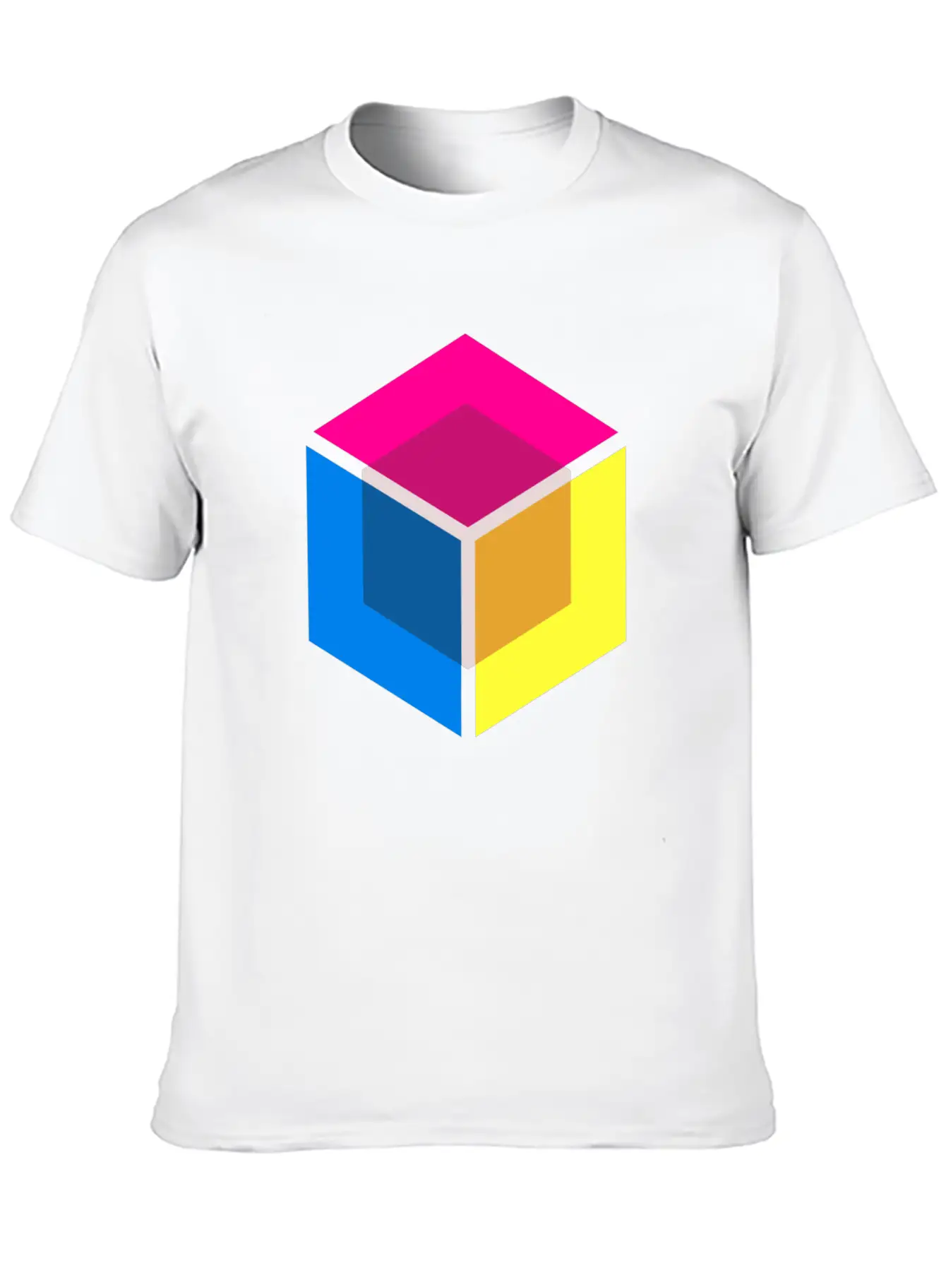 Modern Shirt Cube Unisex Short Sleeve Soft Cotton T-Shirt – Casual Everyday Wear
