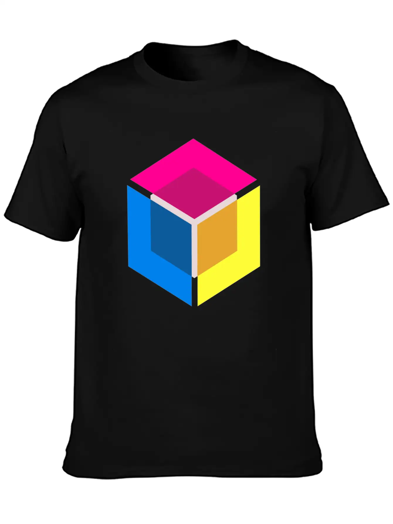 Modern Shirt Cube Unisex Short Sleeve Soft Cotton T-Shirt – Casual Everyday Wear