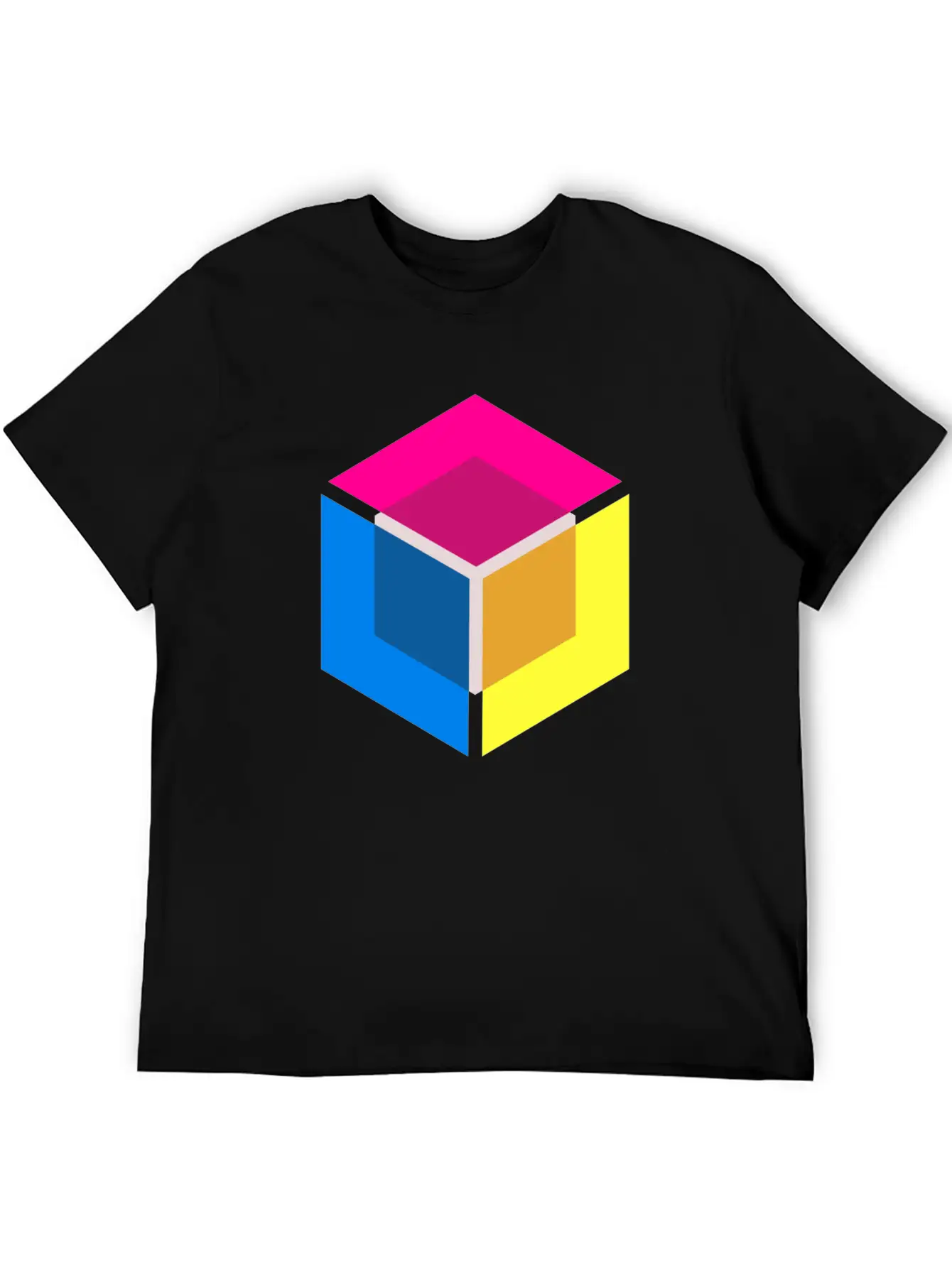 Modern Shirt Cube Unisex Short Sleeve Soft Cotton T-Shirt – Casual Everyday Wear