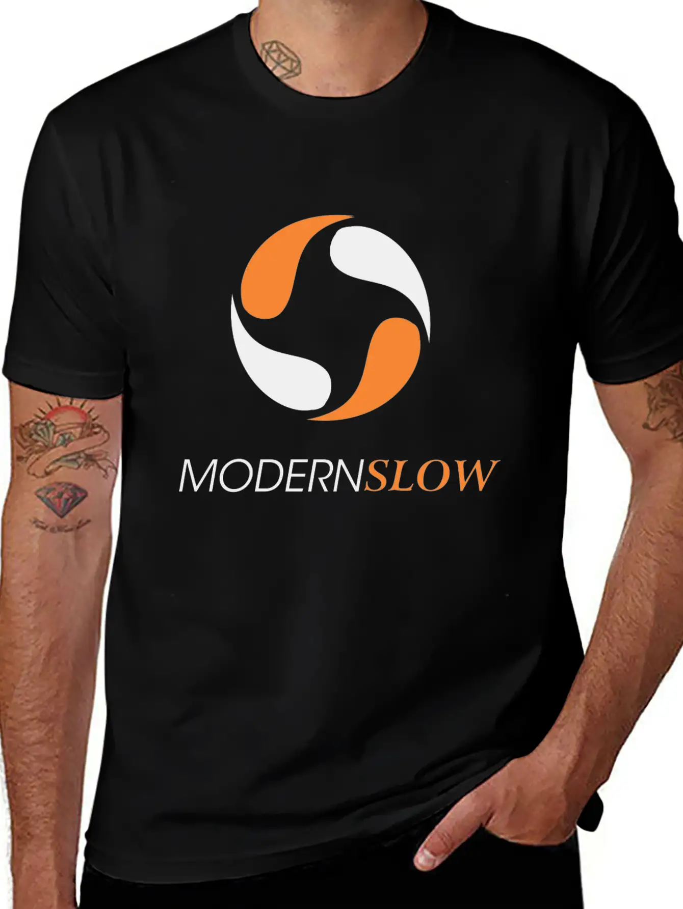 Modern Slow Essential Unisex Summer Tee – Soft Cotton Casual Fit