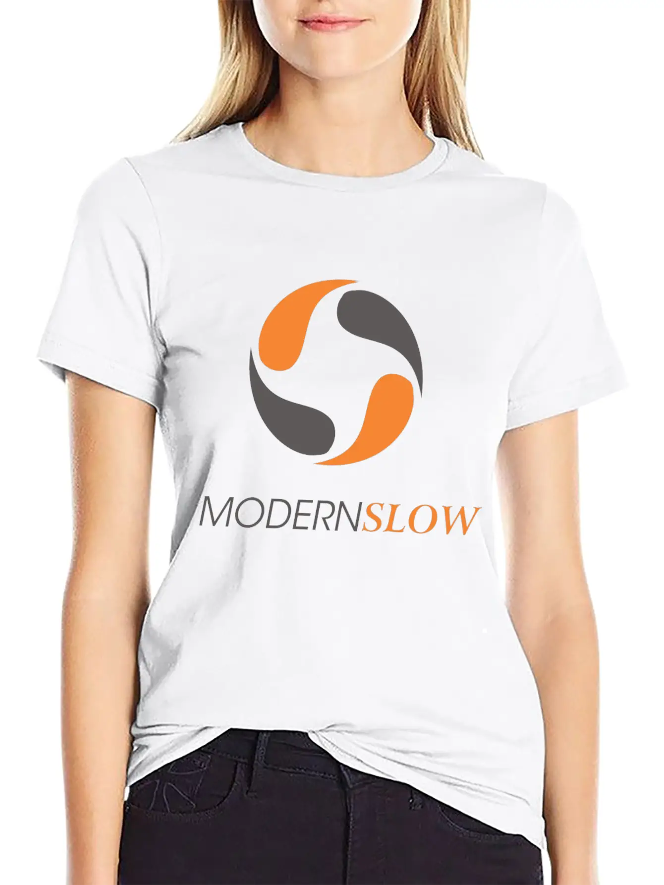 Modern Slow Essential Unisex Summer Tee – Soft Cotton Casual Fit