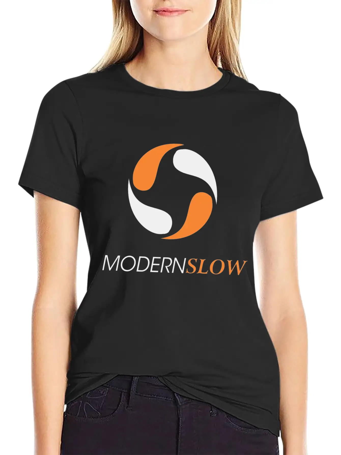 Modern Slow Essential Unisex Summer Tee – Soft Cotton Casual Fit