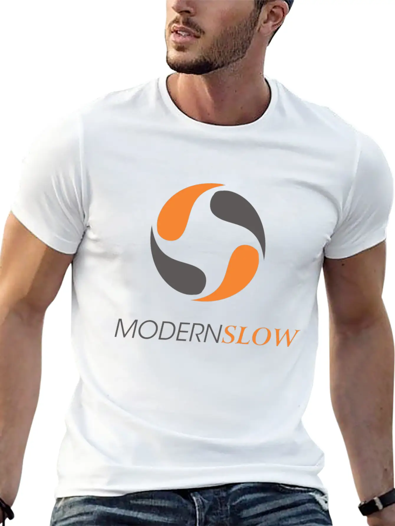 Modern Slow Essential Unisex Summer Tee – Soft Cotton Casual Fit
