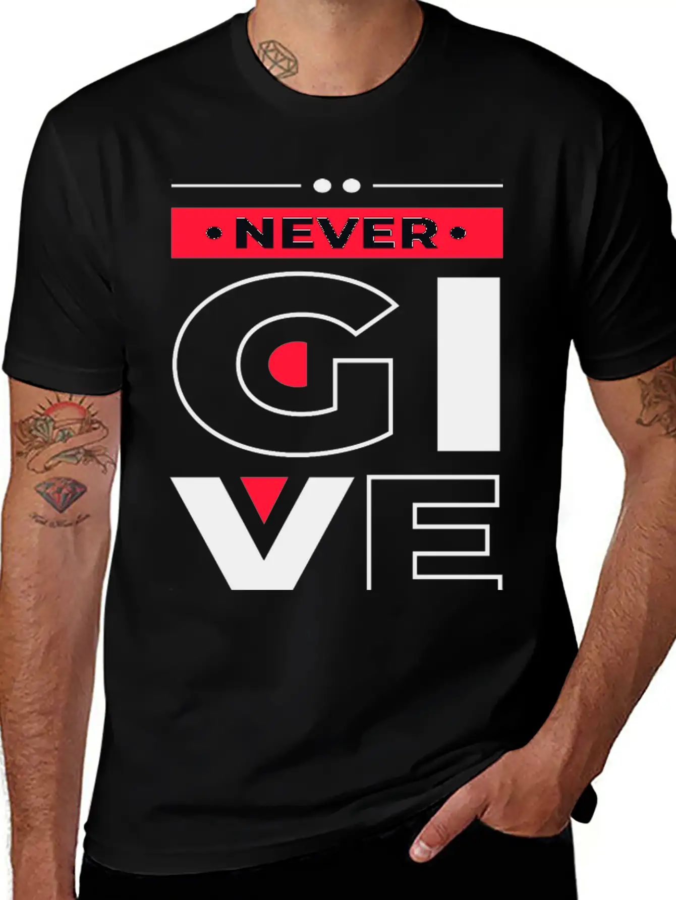 Modern Stylish Typography -Motivational Message Basic Graphic T-Shirt – Daily Comfort In Soft Cotton