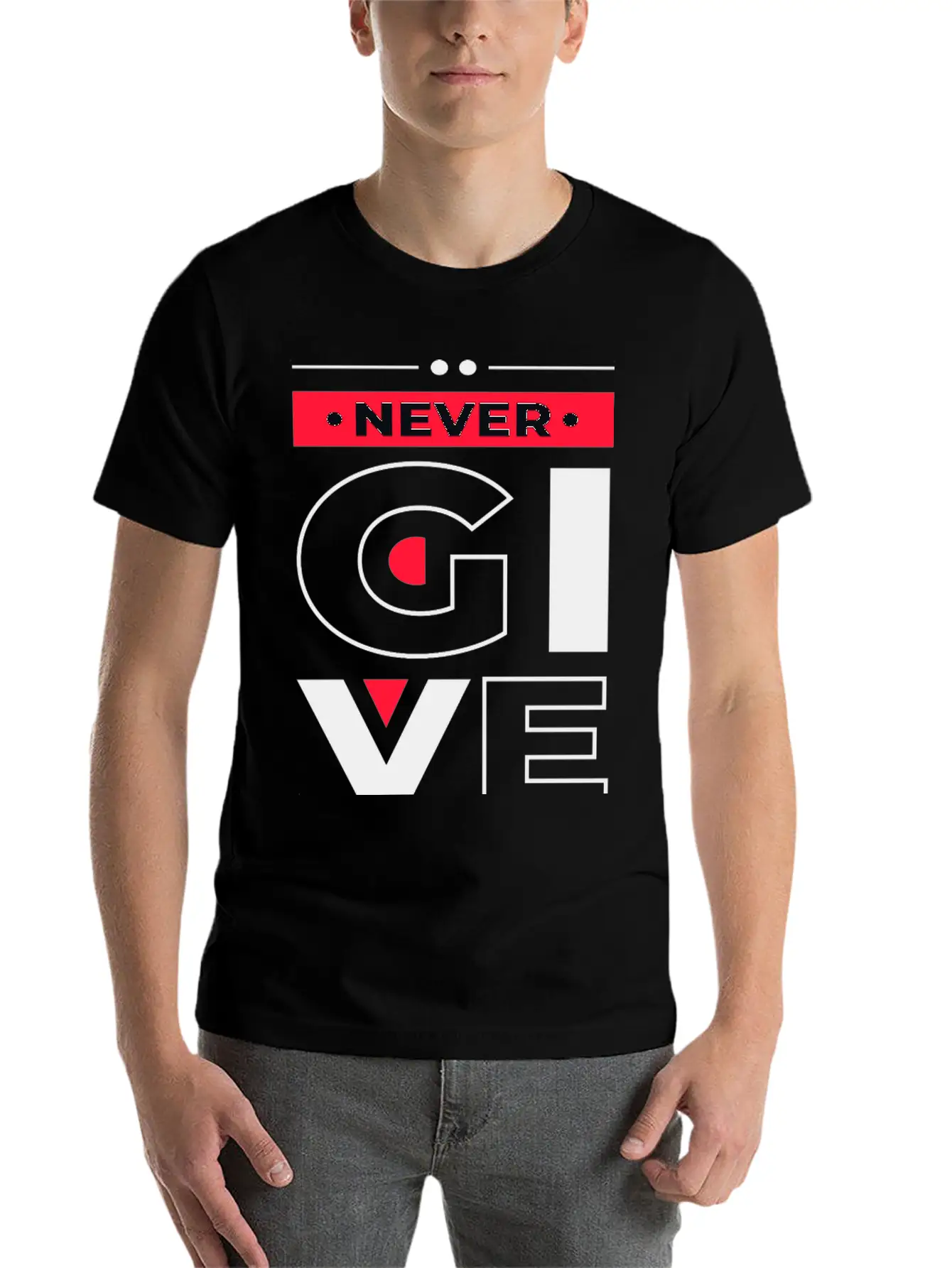 Modern Stylish Typography -Motivational Message Basic Graphic T-Shirt – Daily Comfort In Soft Cotton