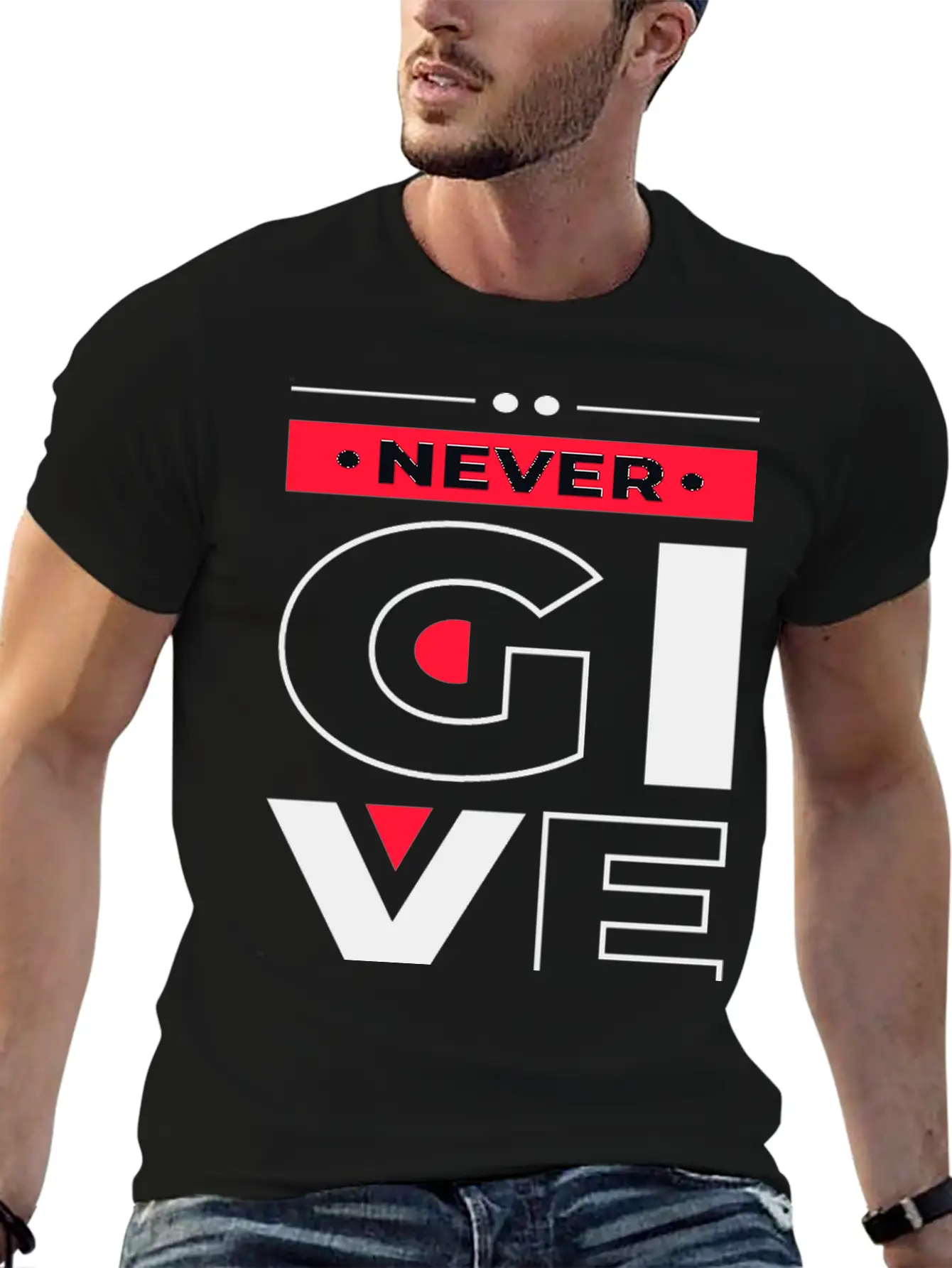 Modern Stylish Typography -Motivational Message Basic Graphic T-Shirt – Daily Comfort In Soft Cotton
