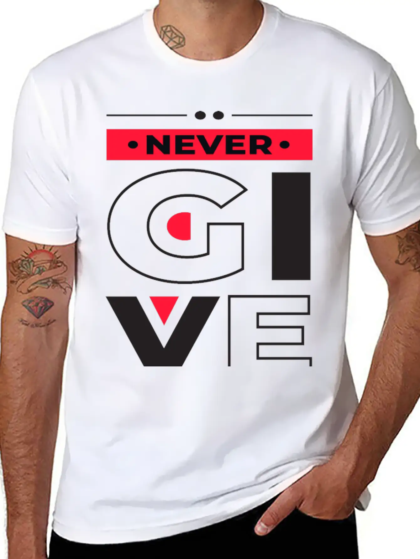 Modern Stylish Typography -Motivational Message Basic Graphic T-Shirt – Daily Comfort In Soft Cotton