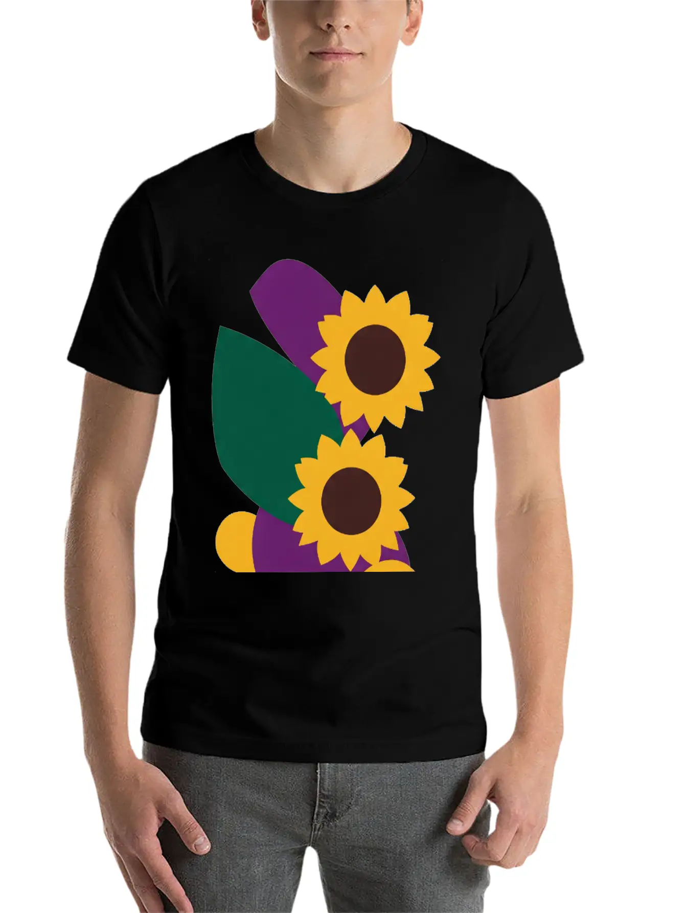 Modern Sunburst Harmony Stylish Everyday T-Shirt – Unisex Basic Cotton Tee