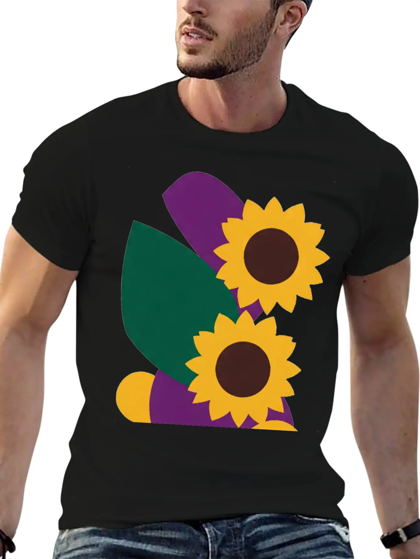 Modern Sunburst Harmony Stylish Everyday T-Shirt – Unisex Basic Cotton Tee