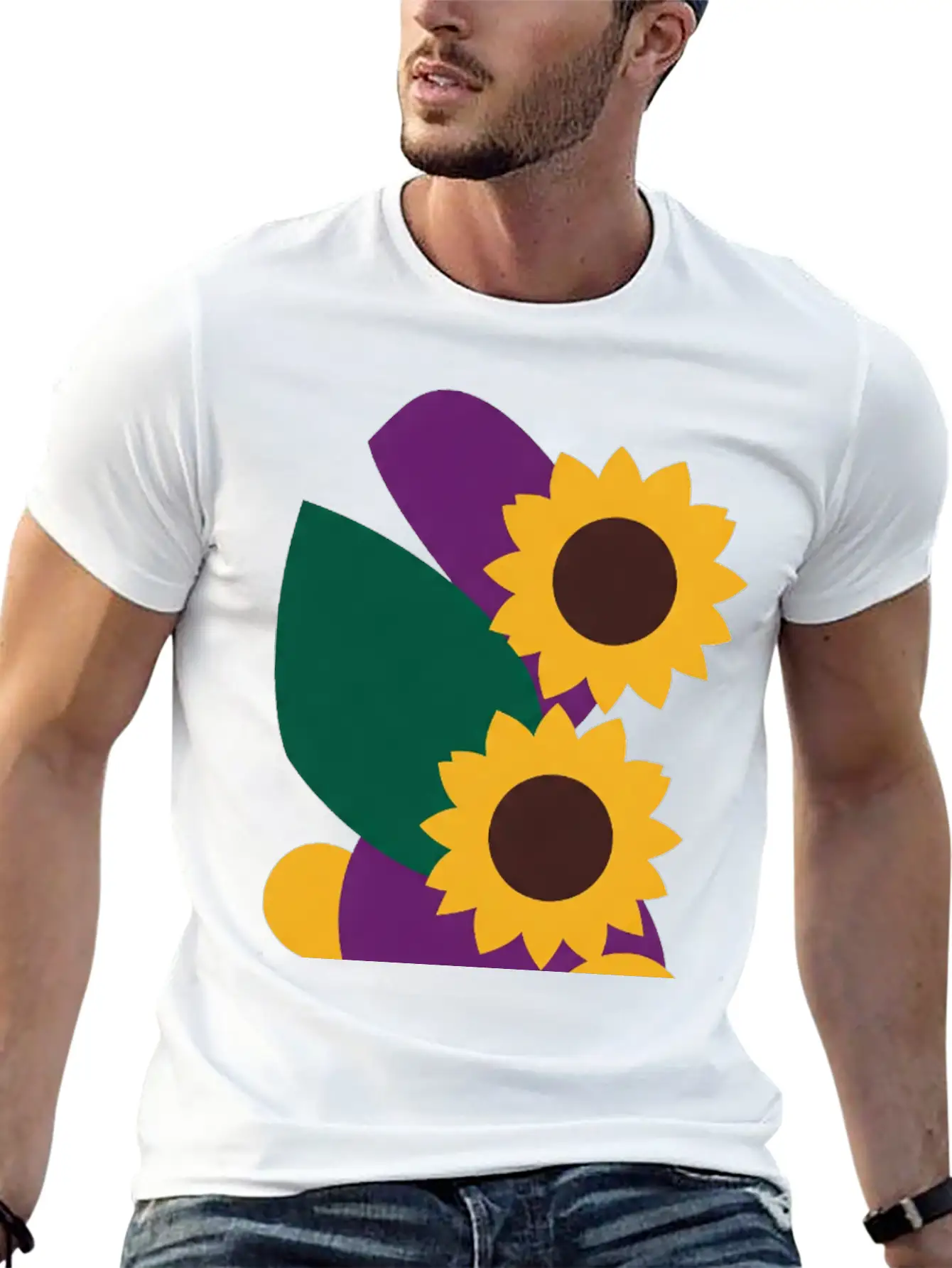 Modern Sunburst Harmony Stylish Everyday T-Shirt – Unisex Basic Cotton Tee