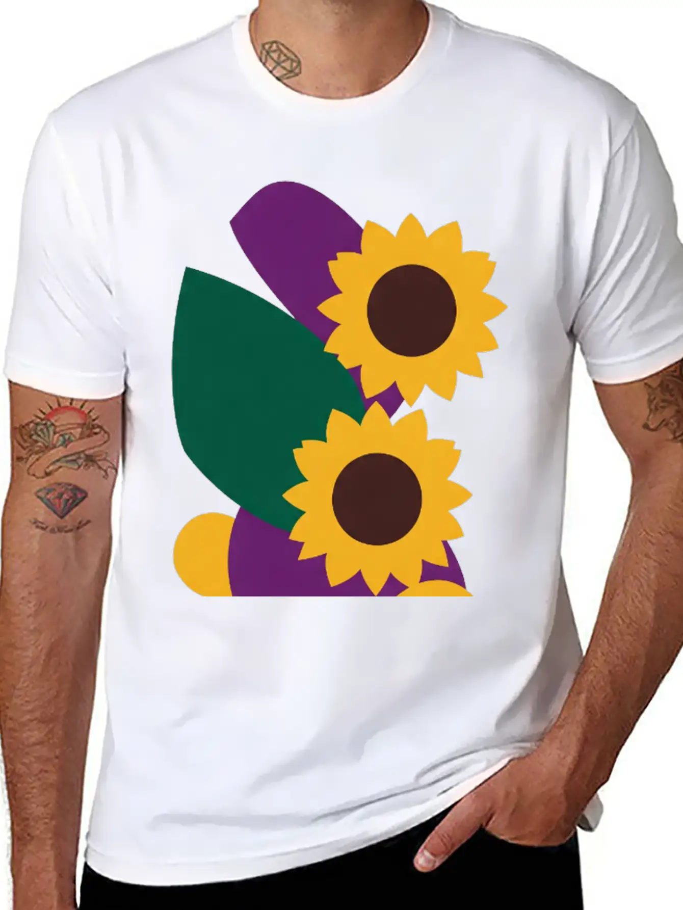 Modern Sunburst Harmony Stylish Everyday T-Shirt – Unisex Basic Cotton Tee